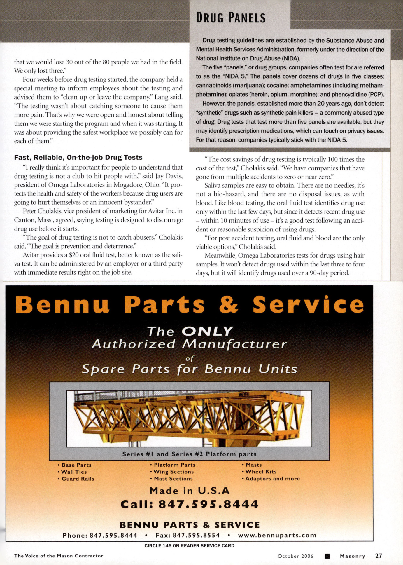Masonry Magazine October 2006 Page. 29