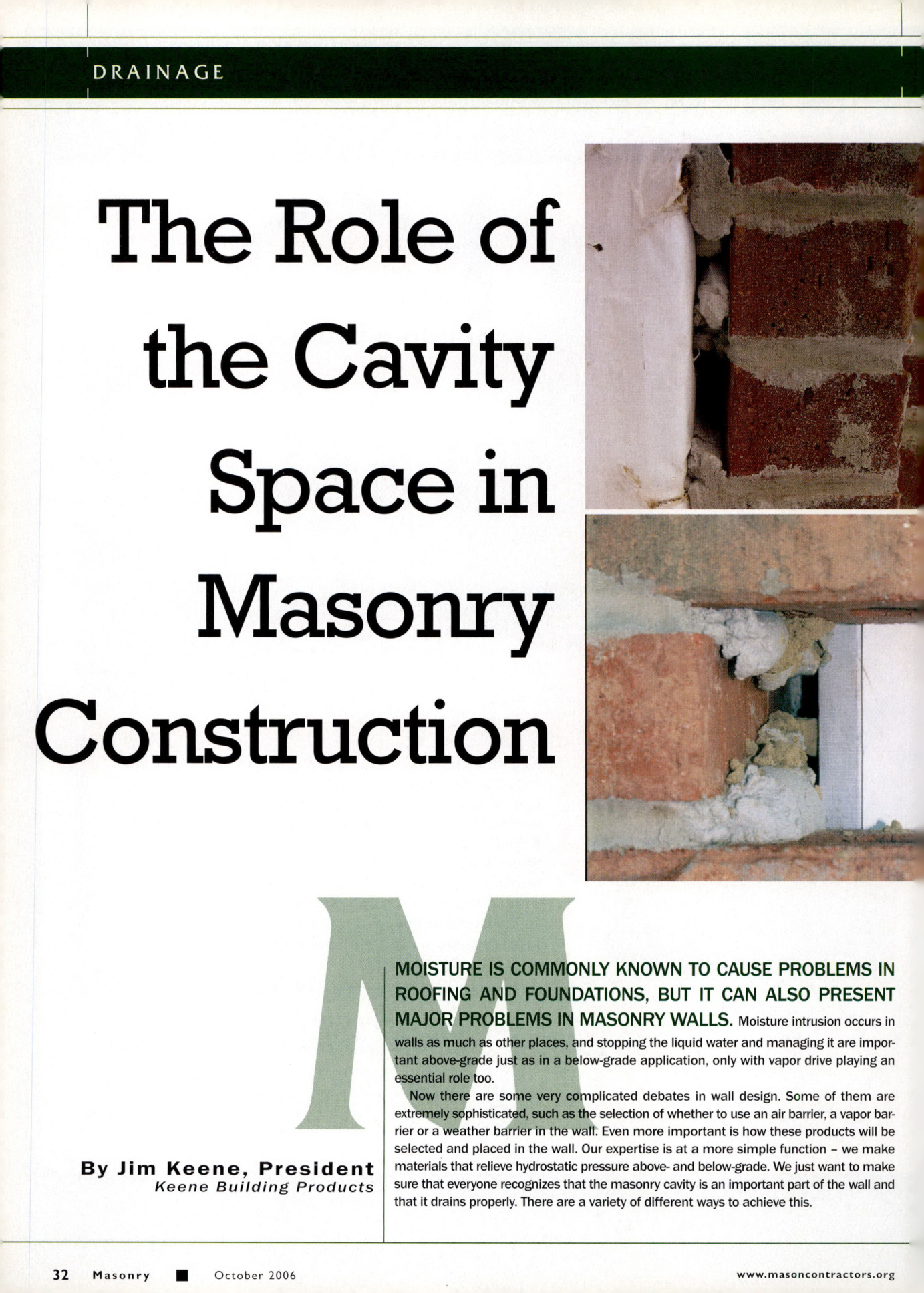 Masonry Magazine October 2006 Page. 34