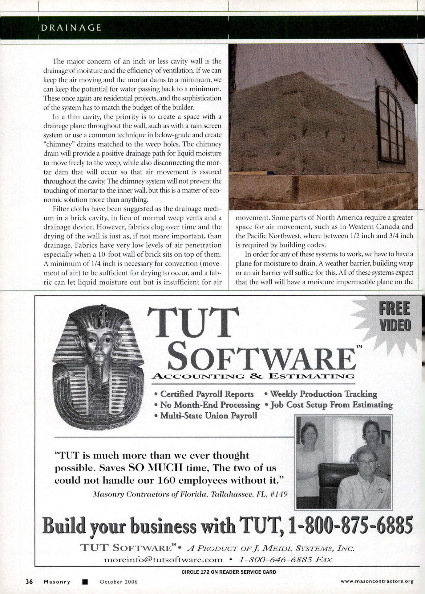 Masonry Magazine October 2006 Page. 38