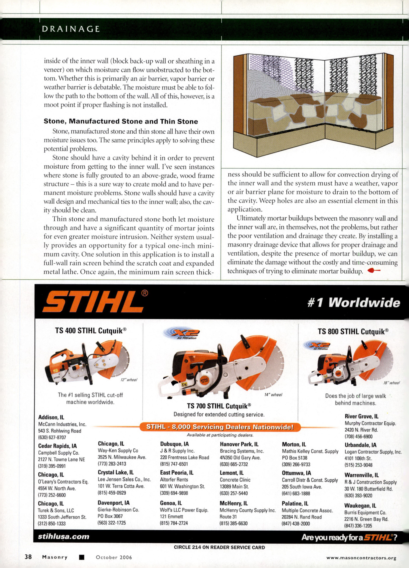 Masonry Magazine October 2006 Page. 40