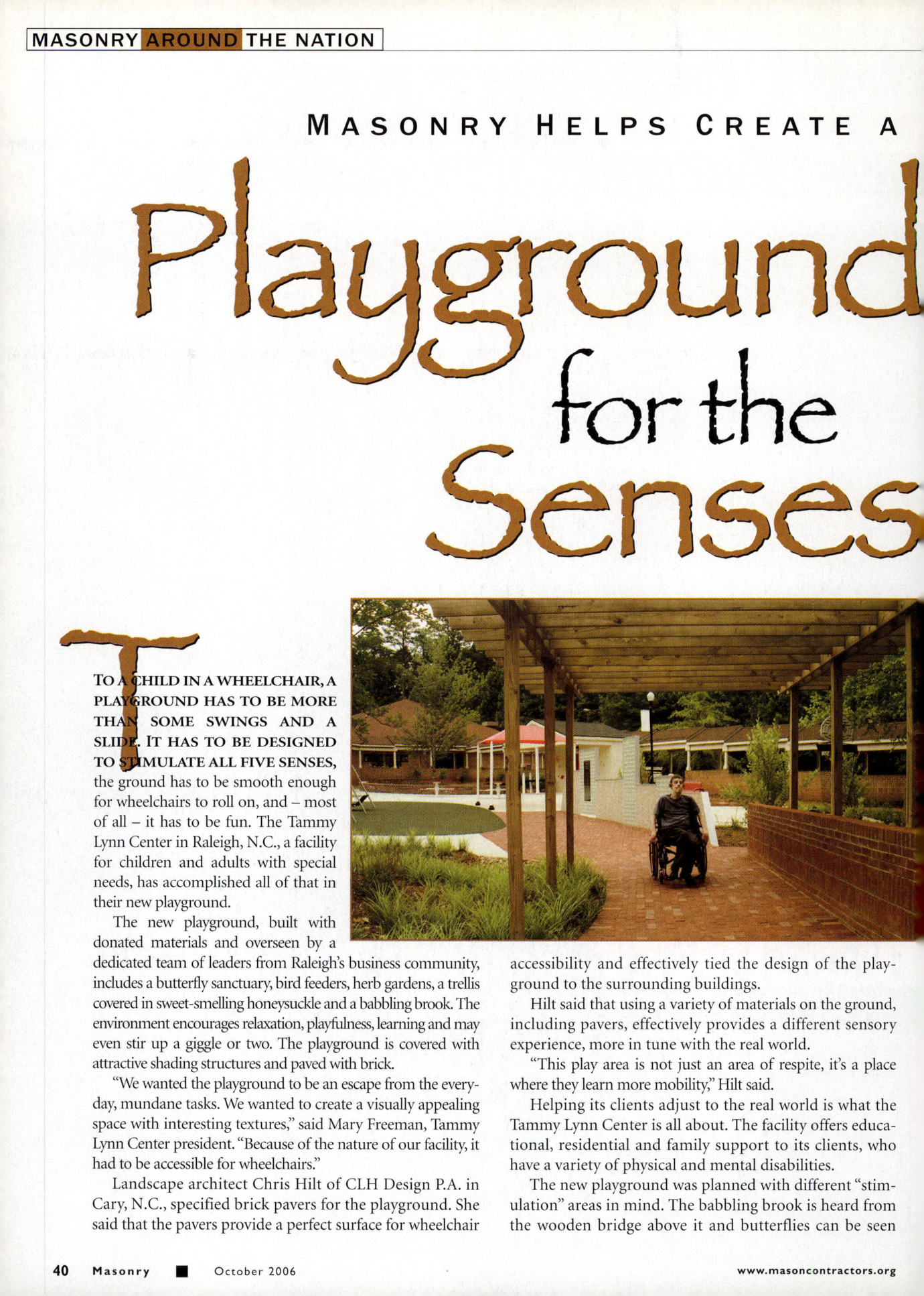 Masonry Magazine October 2006 Page. 42