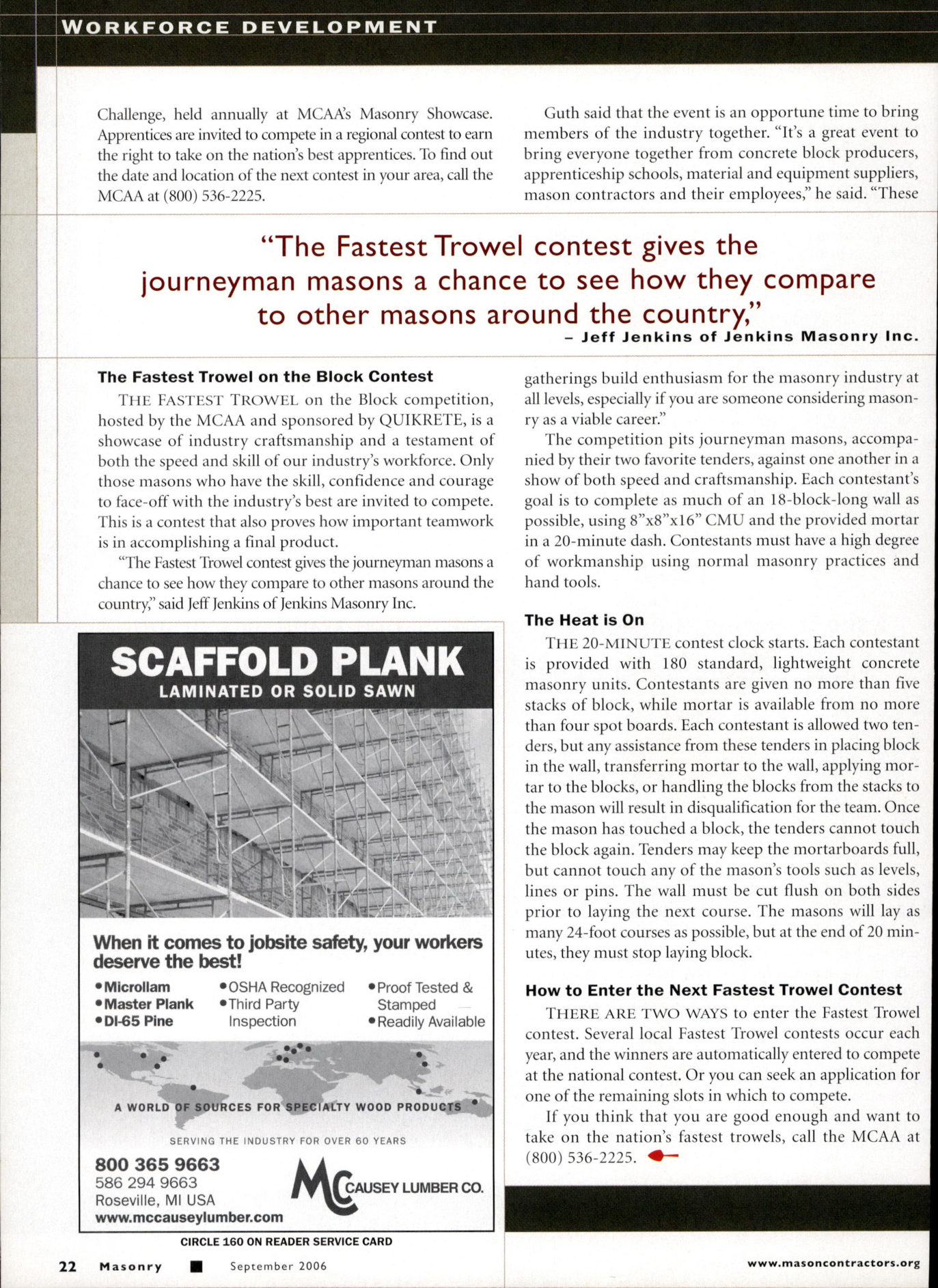 Masonry Magazine September 2006 Page. 24