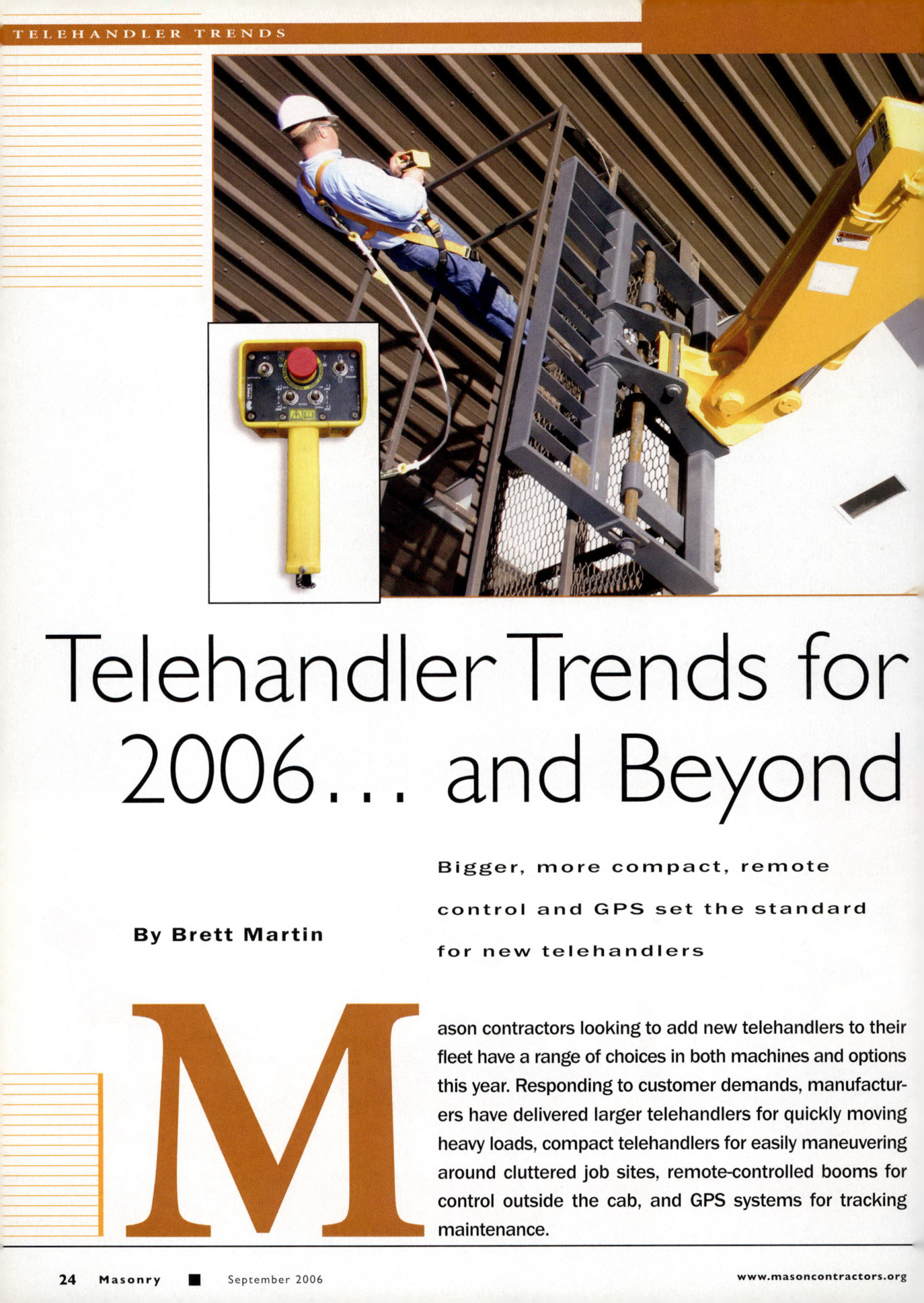 Masonry Magazine September 2006 Page. 26