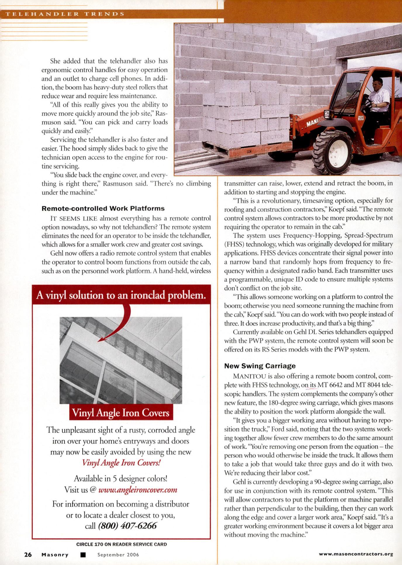 Masonry Magazine September 2006 Page. 28