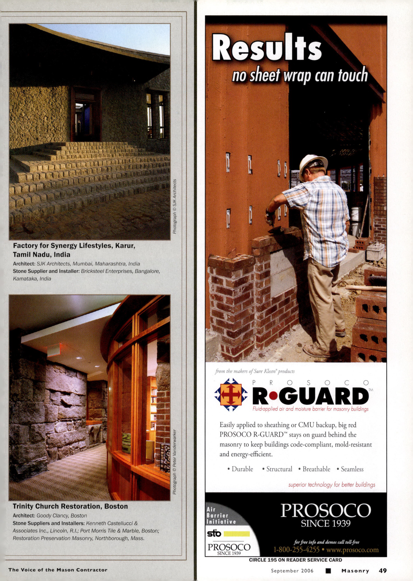 Masonry Magazine September 2006 Page. 51