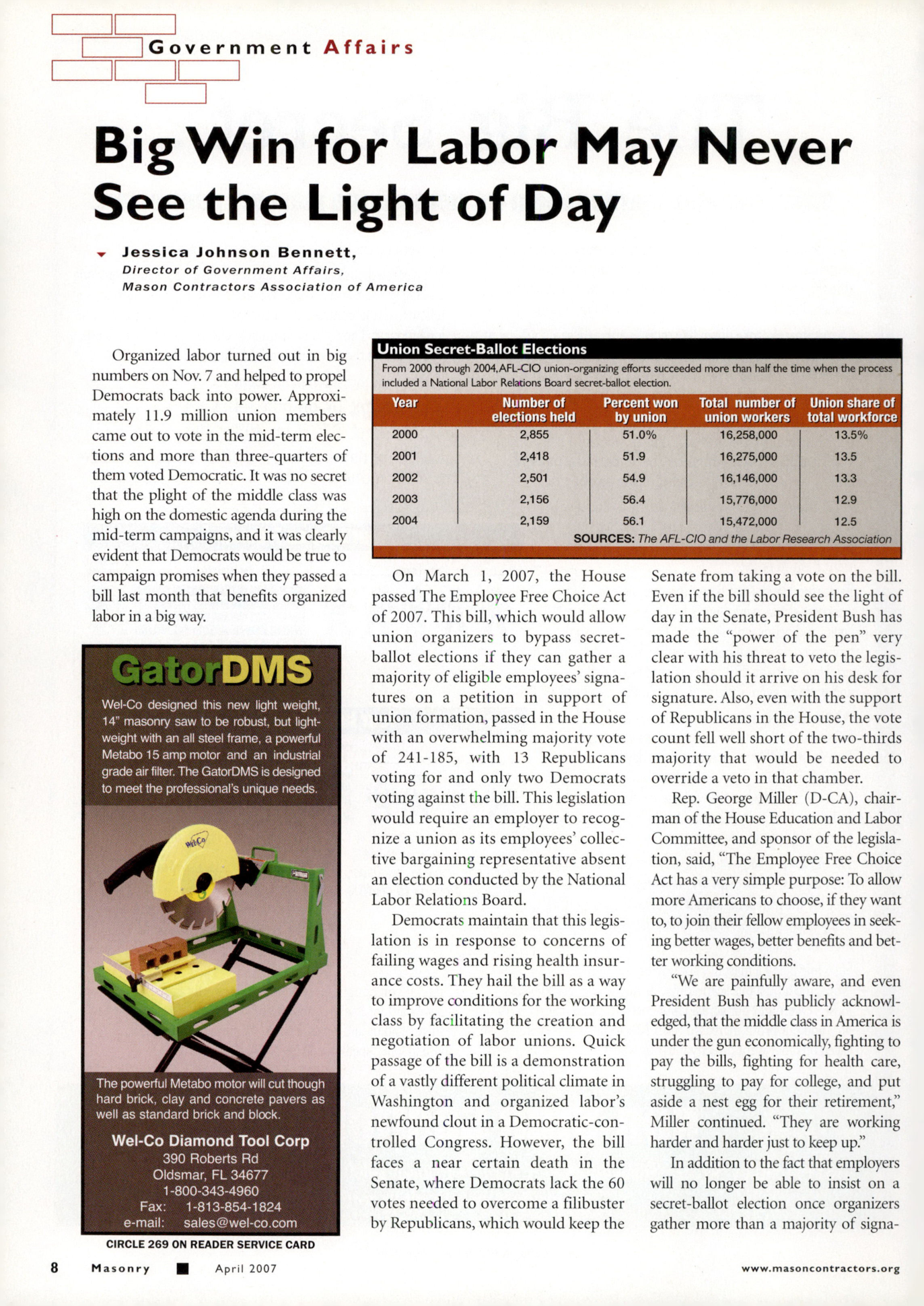 Masonry Magazine April 2007 Page. 10