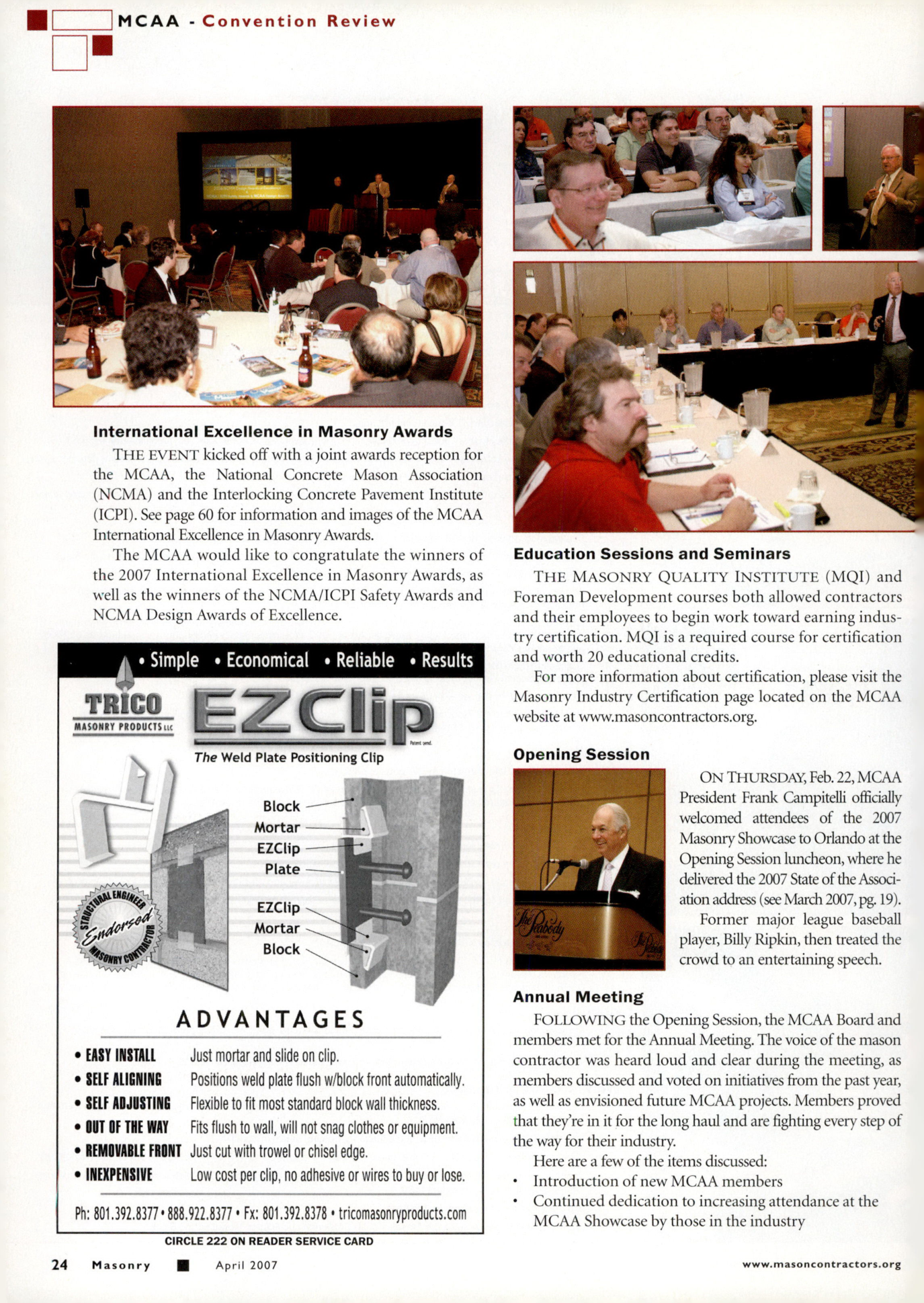 Masonry Magazine April 2007 Page. 26