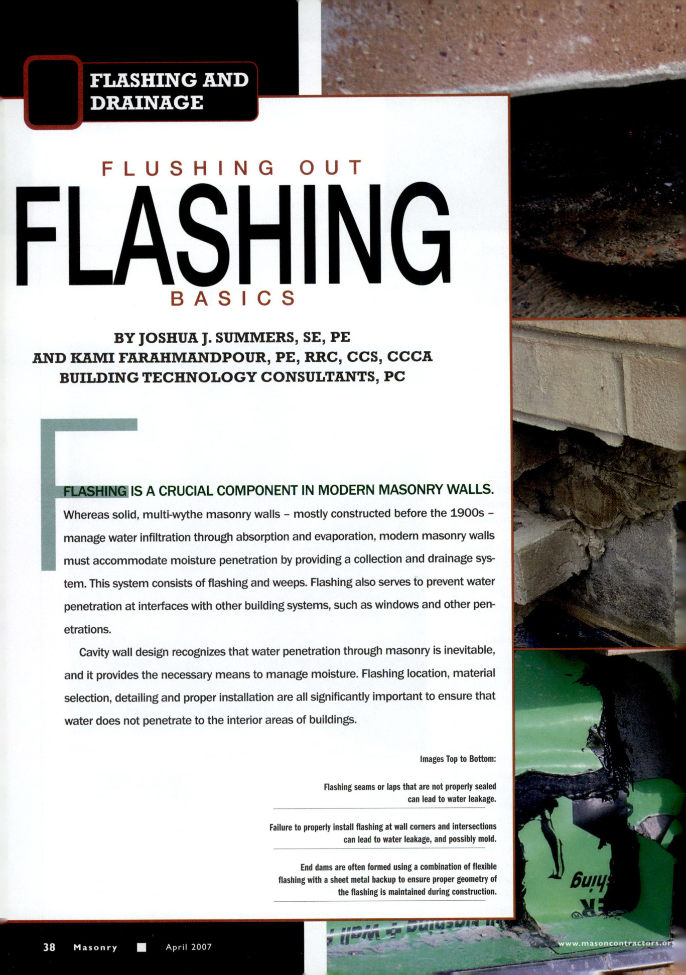 Masonry Magazine April 2007 Page. 40