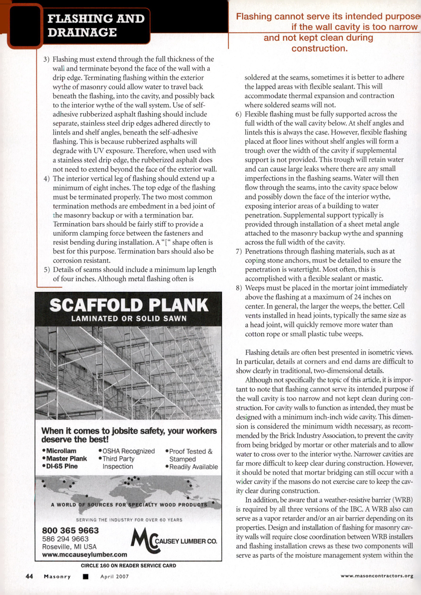 Masonry Magazine April 2007 Page. 46