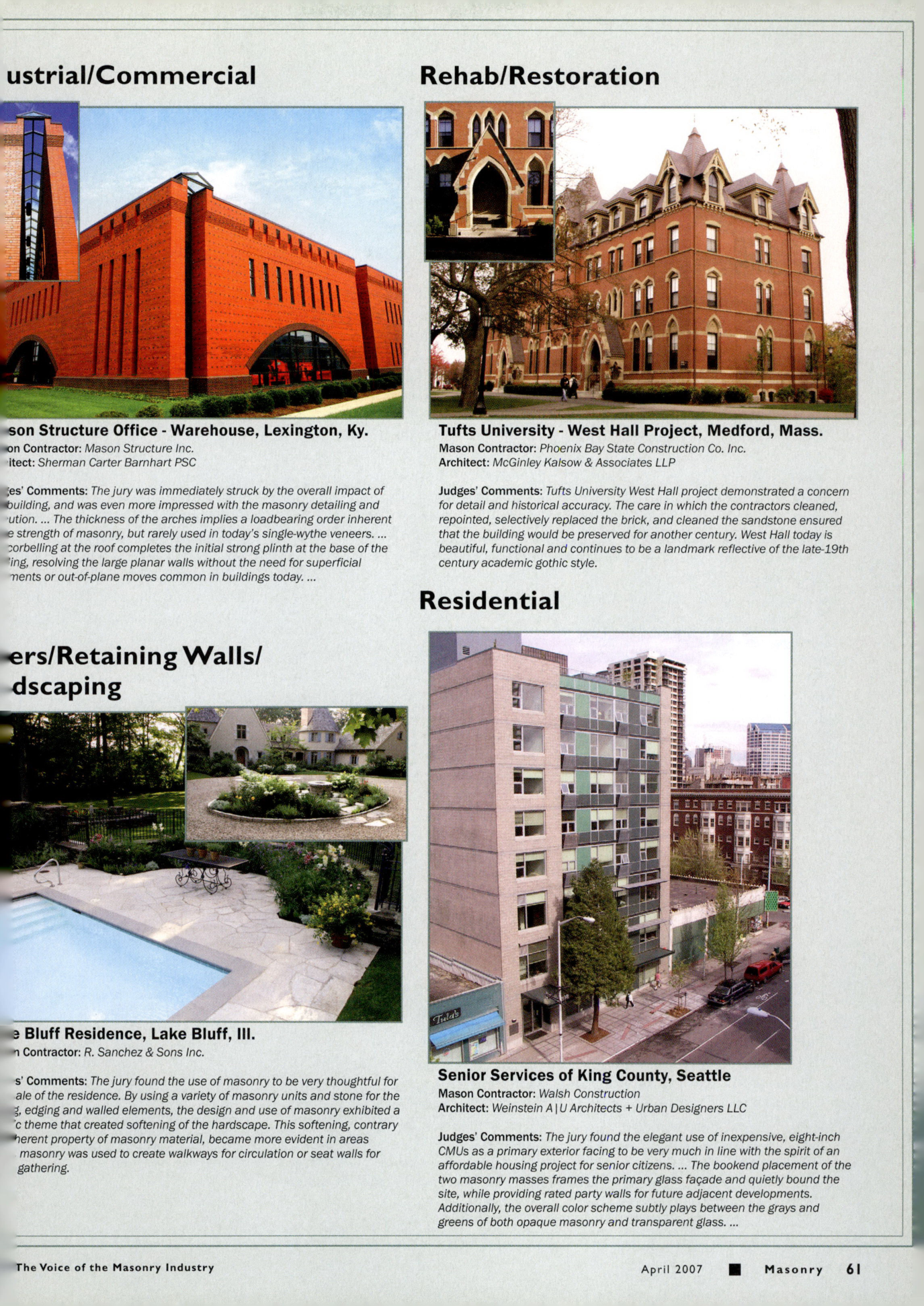 Masonry Magazine April 2007 Page. 63