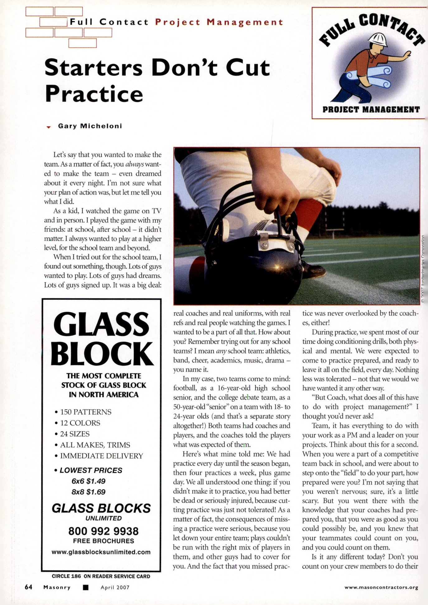 Masonry Magazine April 2007 Page. 66
