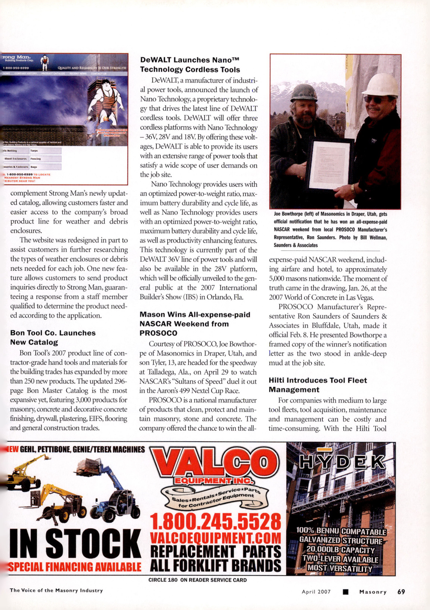 Masonry Magazine April 2007 Page. 71