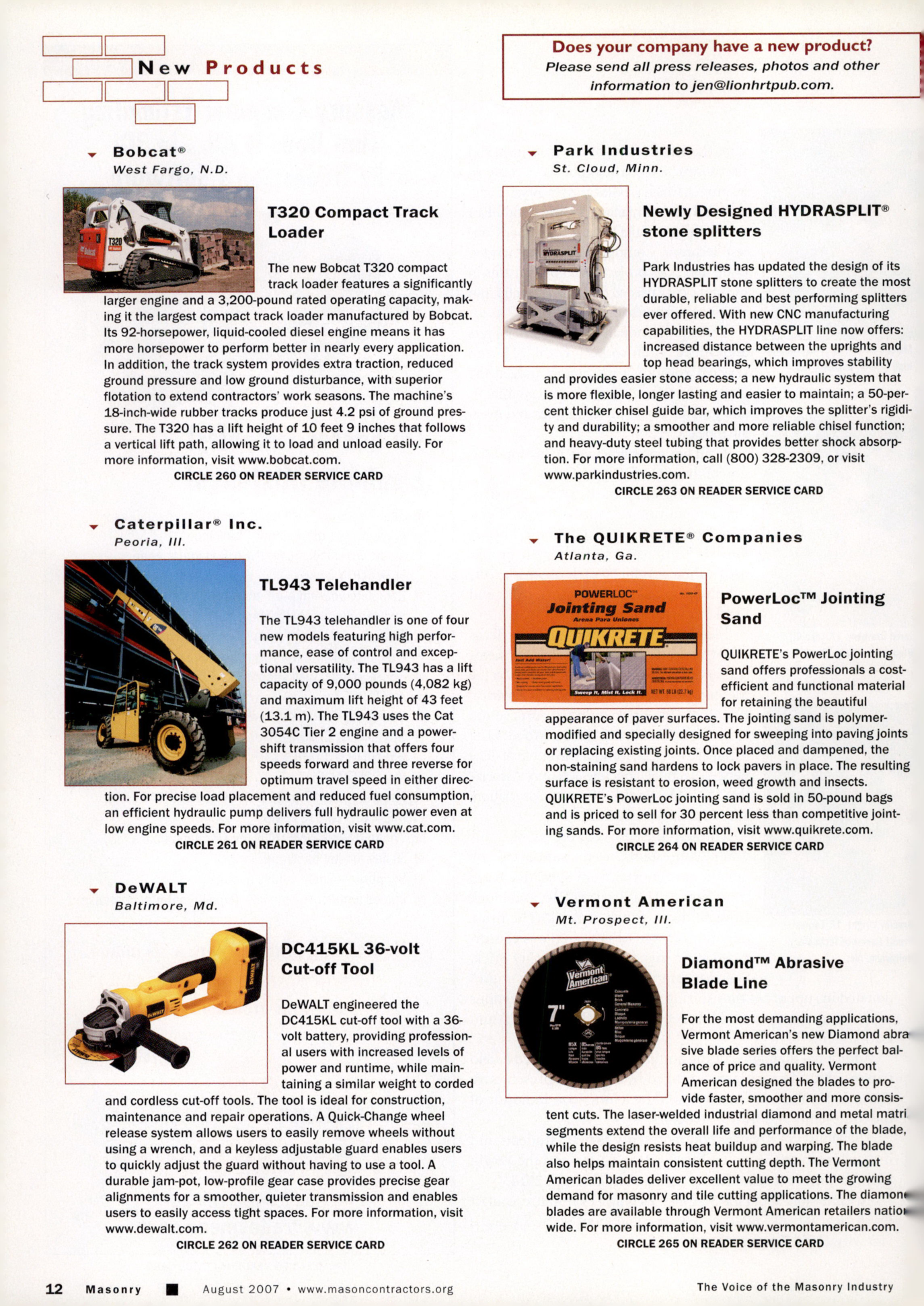 Masonry Magazine August 2007 Page. 14