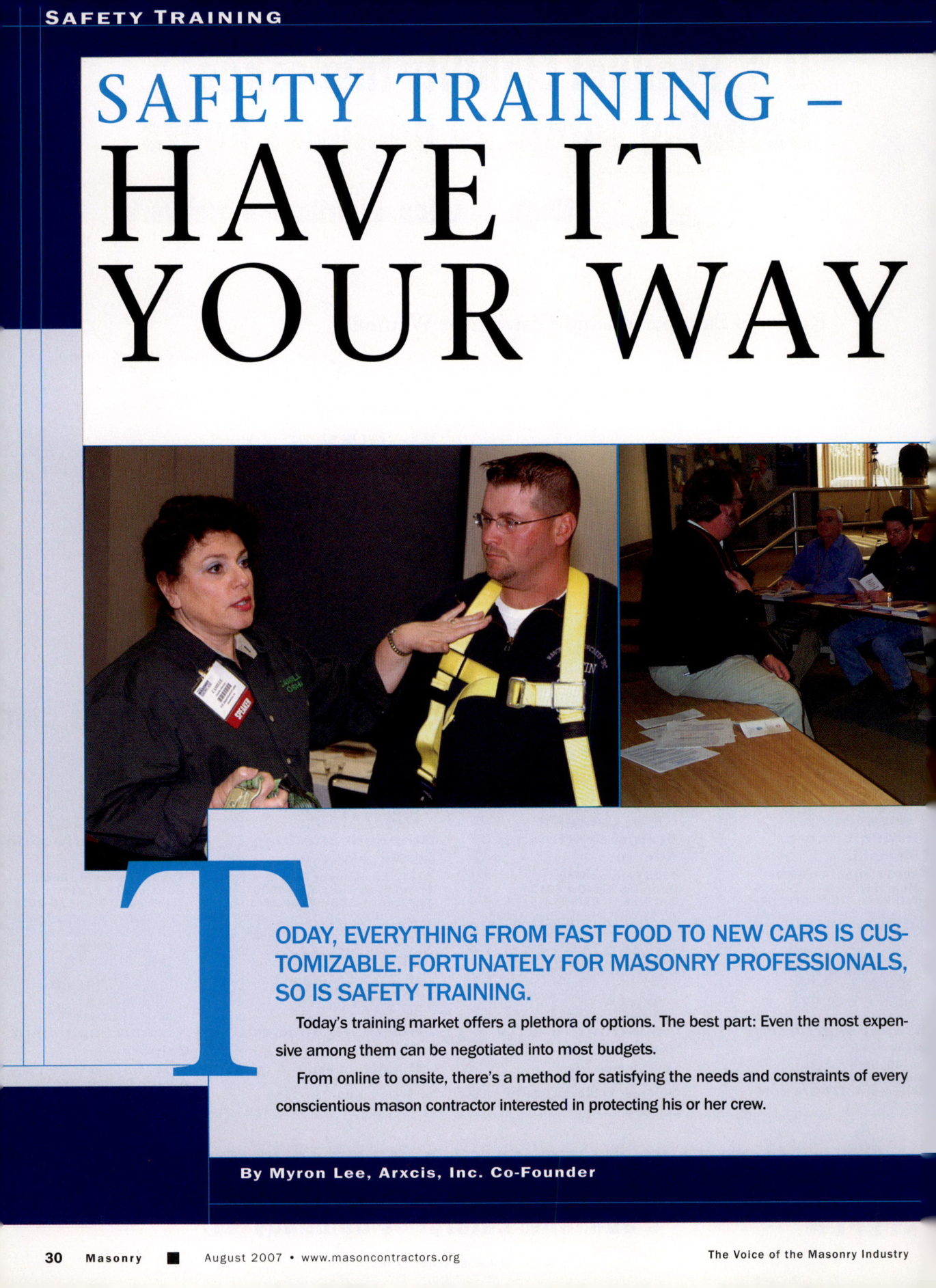 Masonry Magazine August 2007 Page. 32