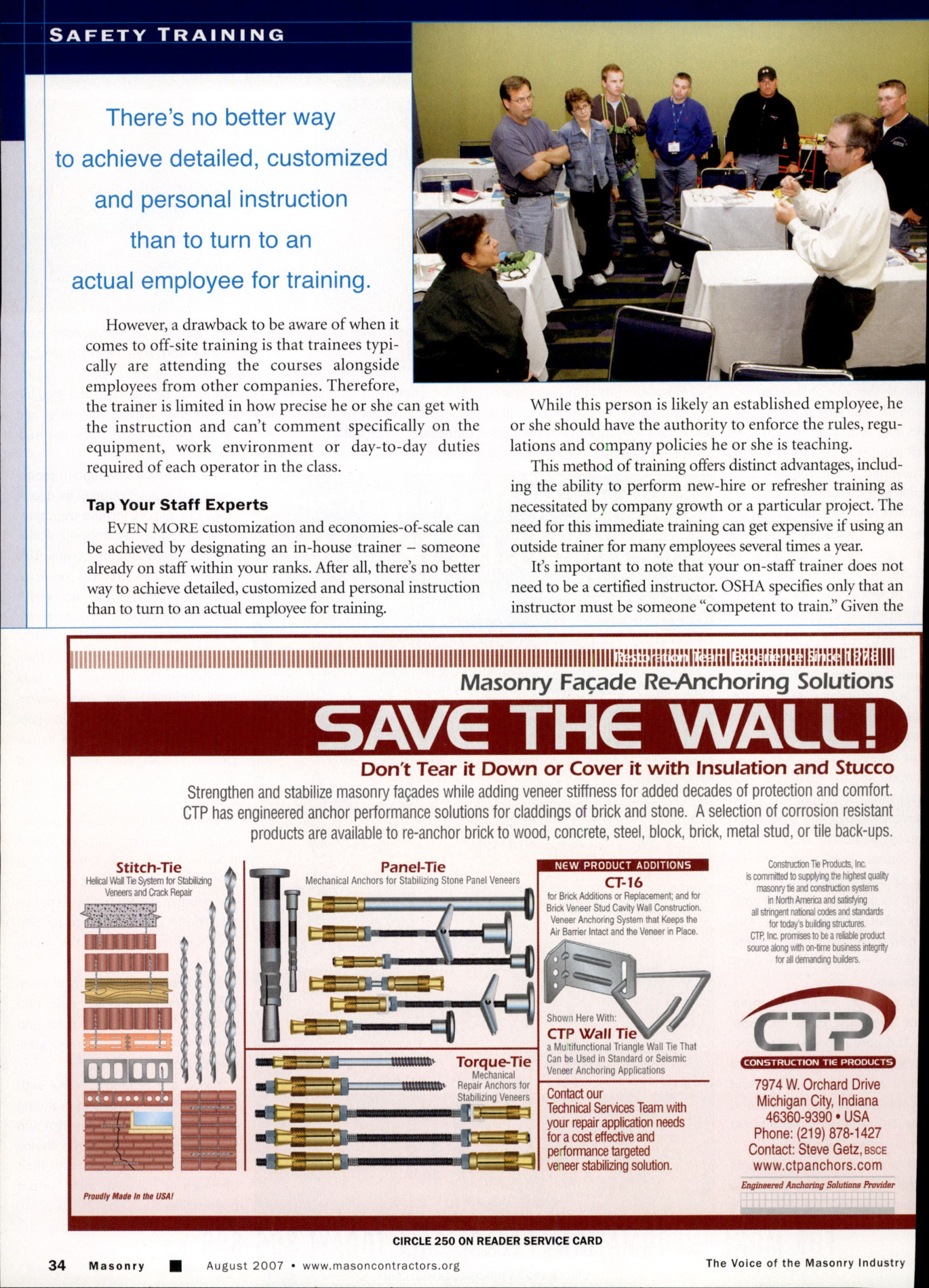 Masonry Magazine August 2007 Page. 36