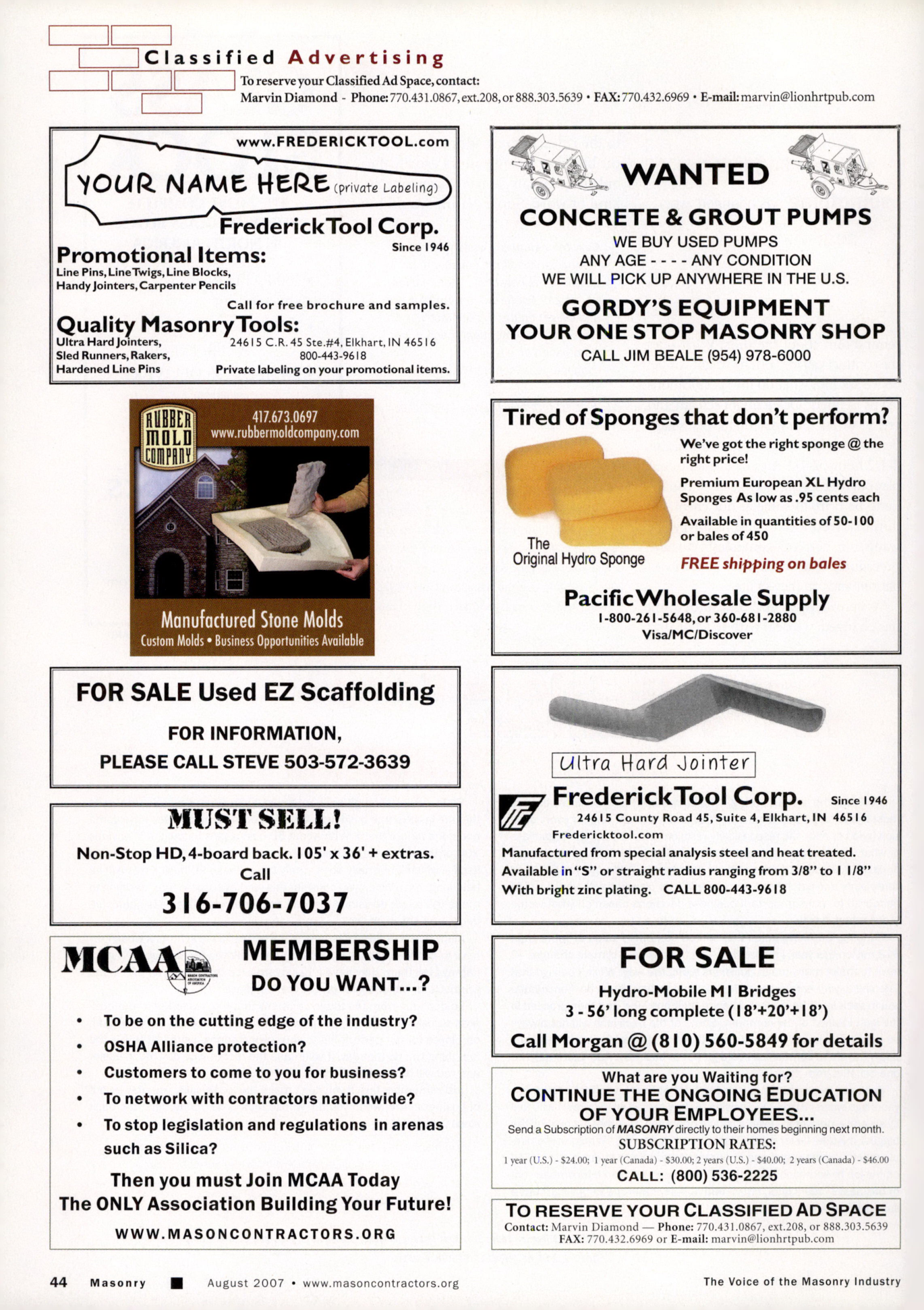 Masonry Magazine August 2007 Page. 46