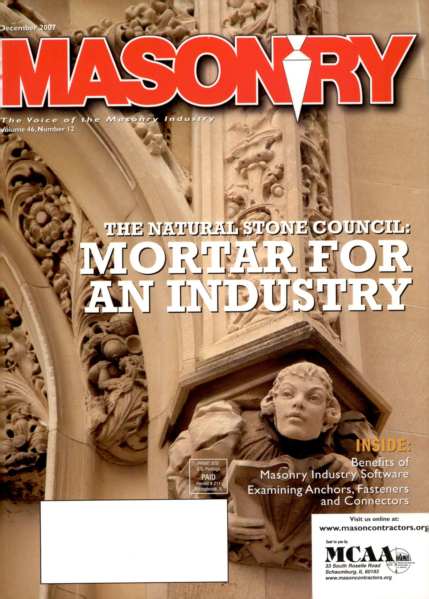 Masonry Magazine December 2007 Page. 1