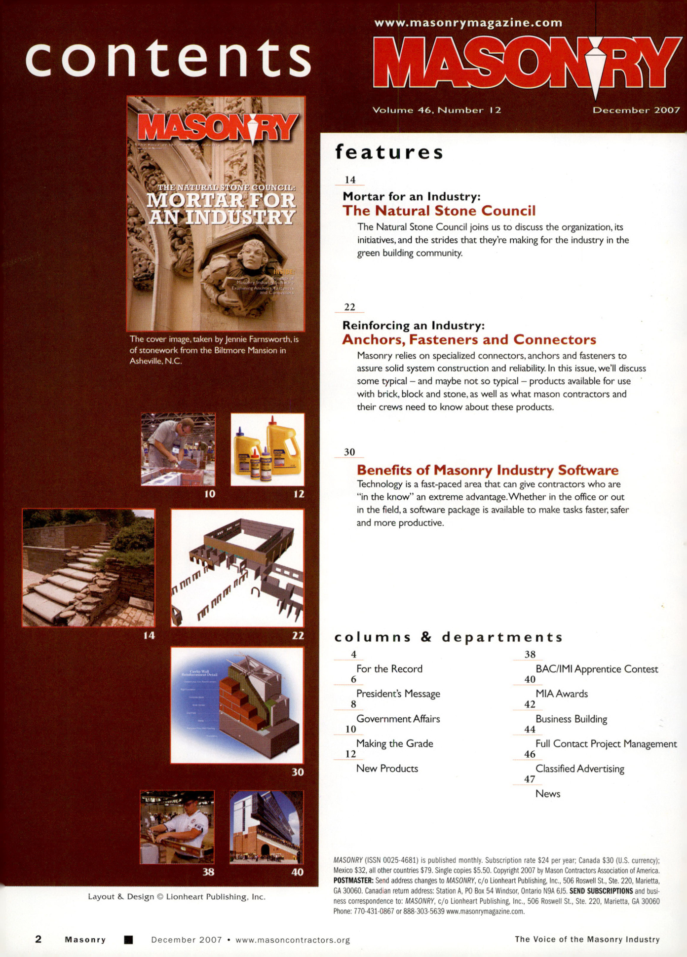 Masonry Magazine December 2007 Page. 4