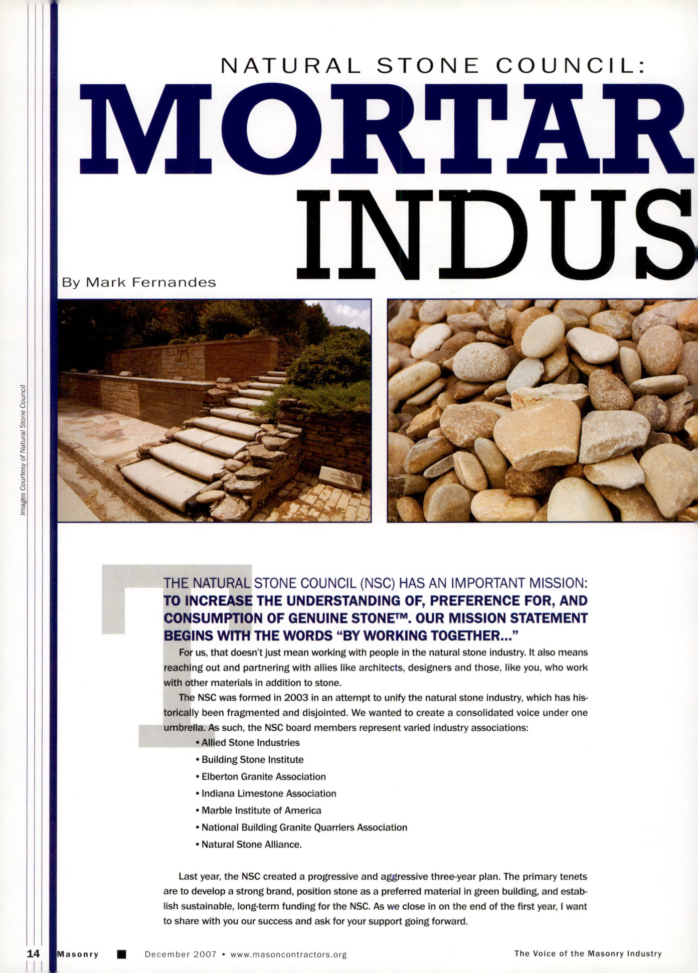 Masonry Magazine December 2007 Page. 16