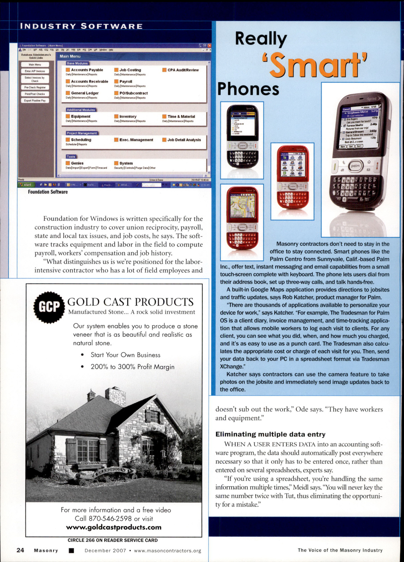 Masonry Magazine December 2007 Page. 26