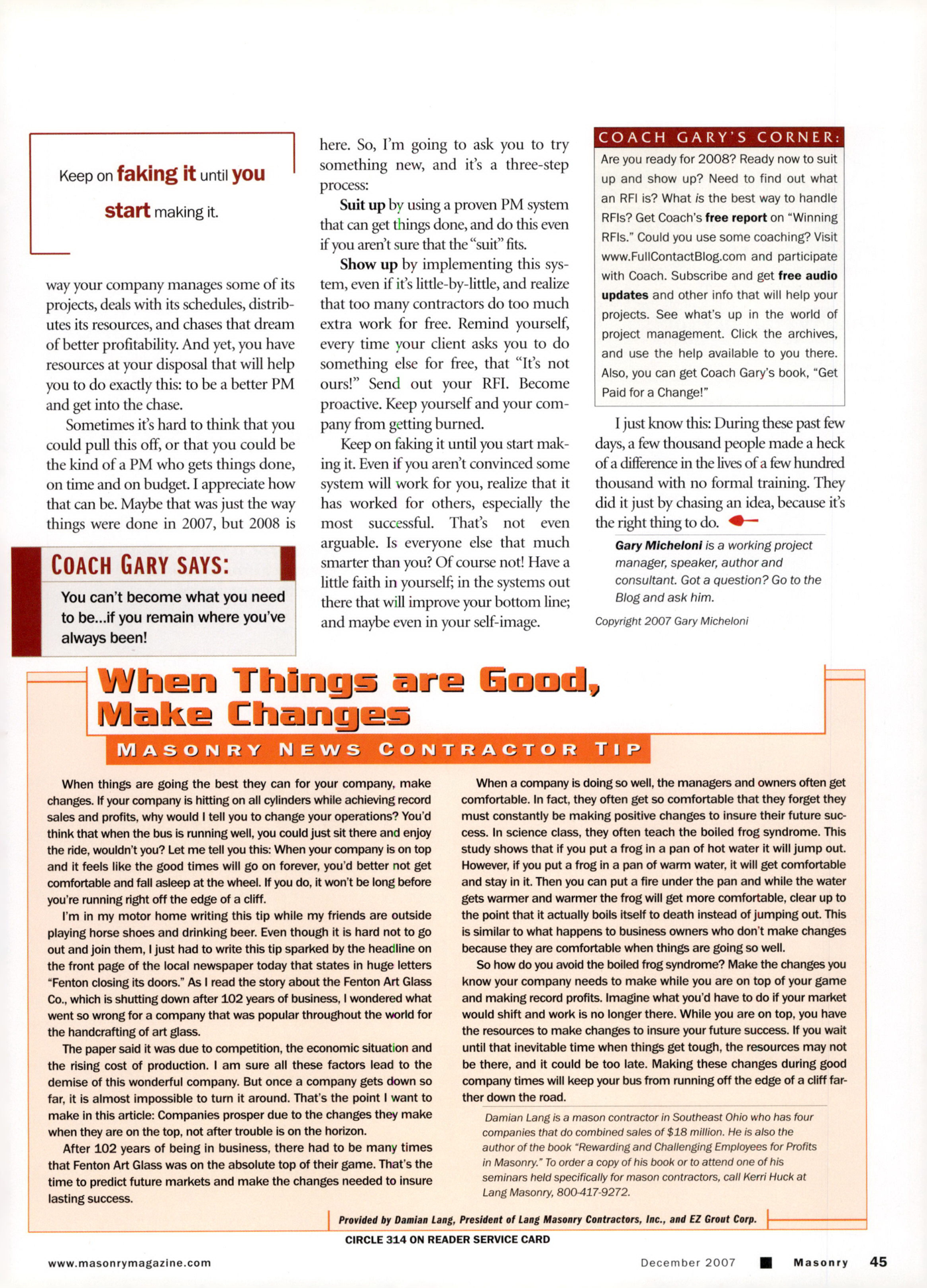 Masonry Magazine December 2007 Page. 47