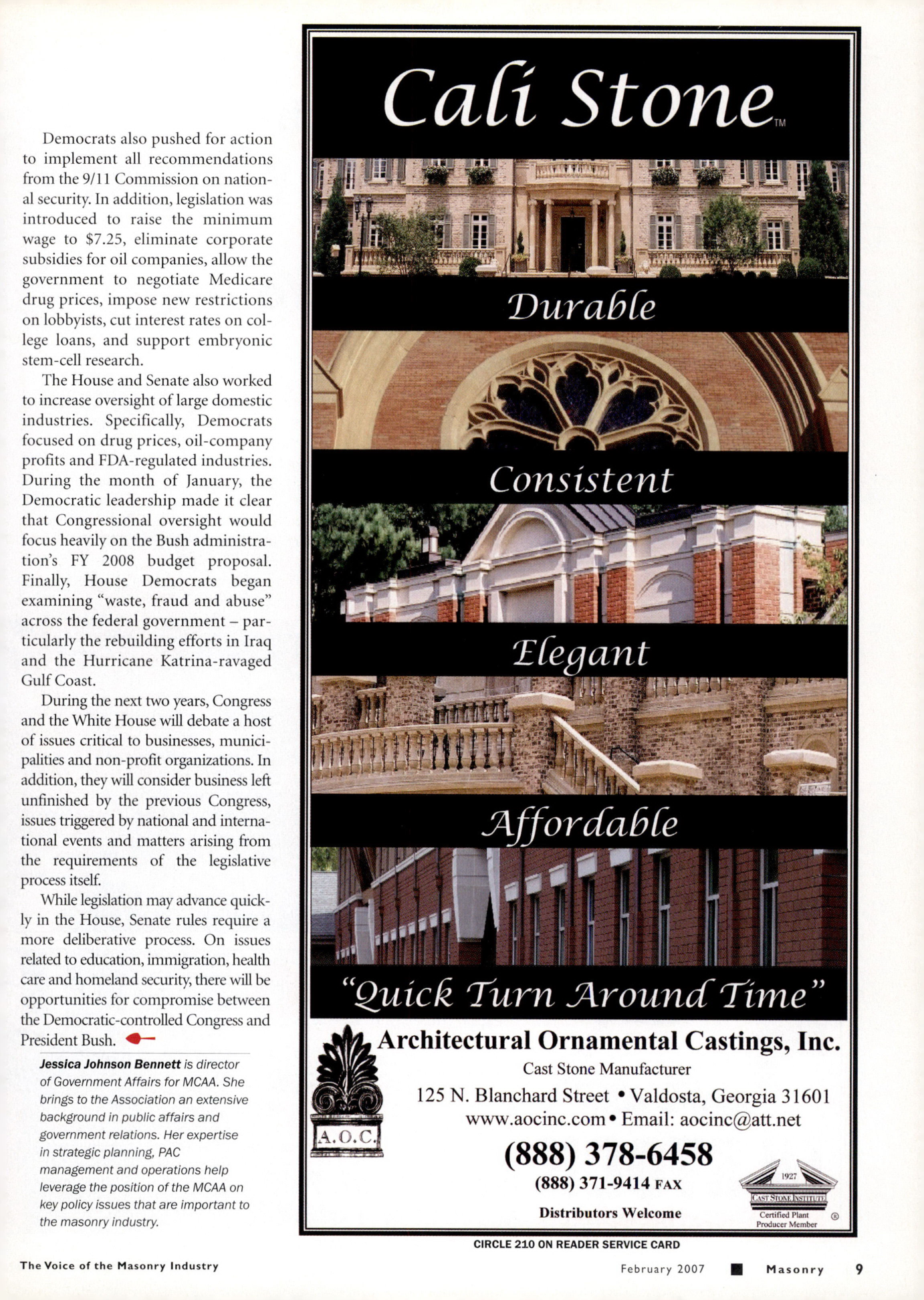 Masonry Magazine February 2007 Page. 11