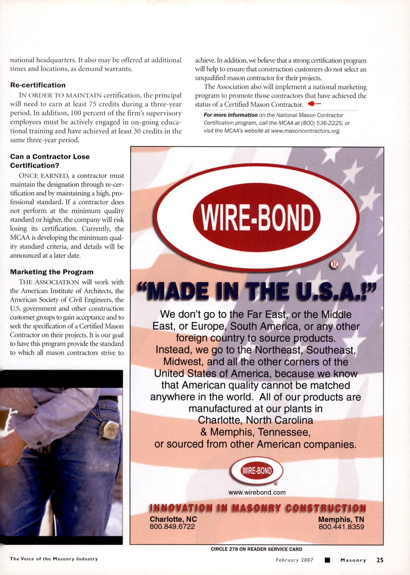 Masonry Magazine February 2007 Page. 31