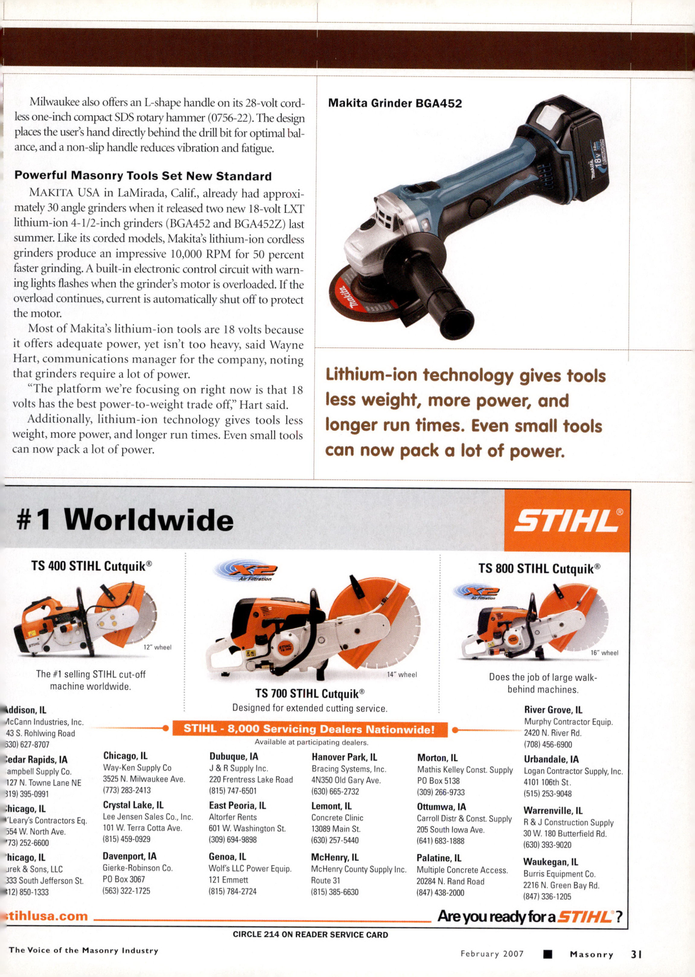 Masonry Magazine February 2007 Page. 37