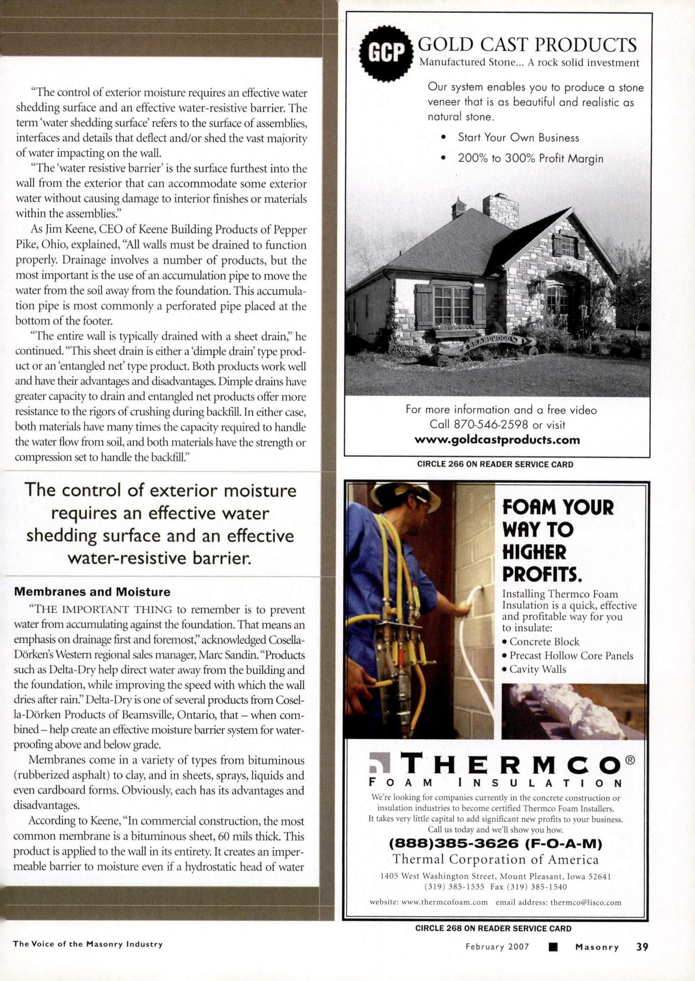 Masonry Magazine February 2007 Page. 45