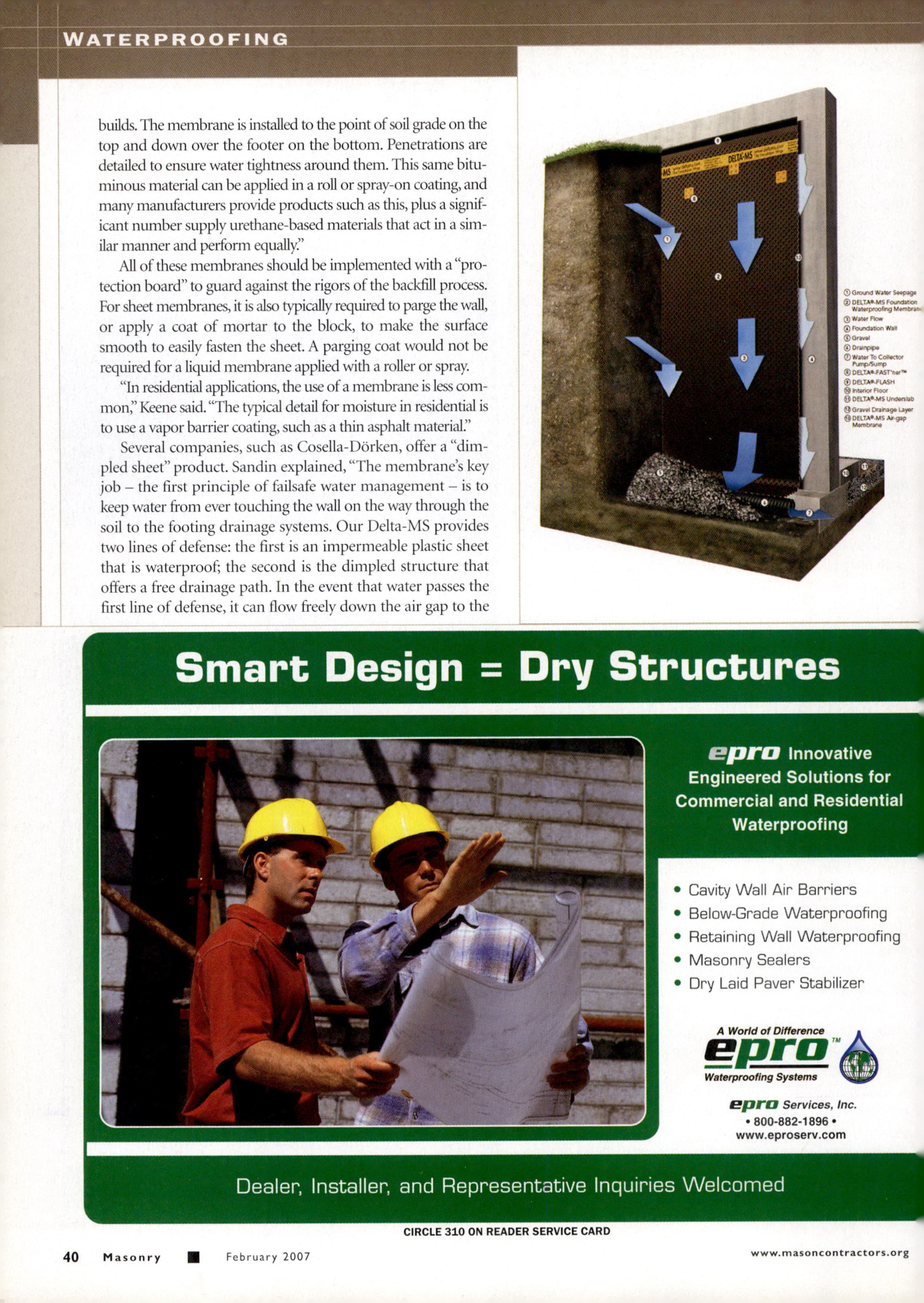 Masonry Magazine February 2007 Page. 46