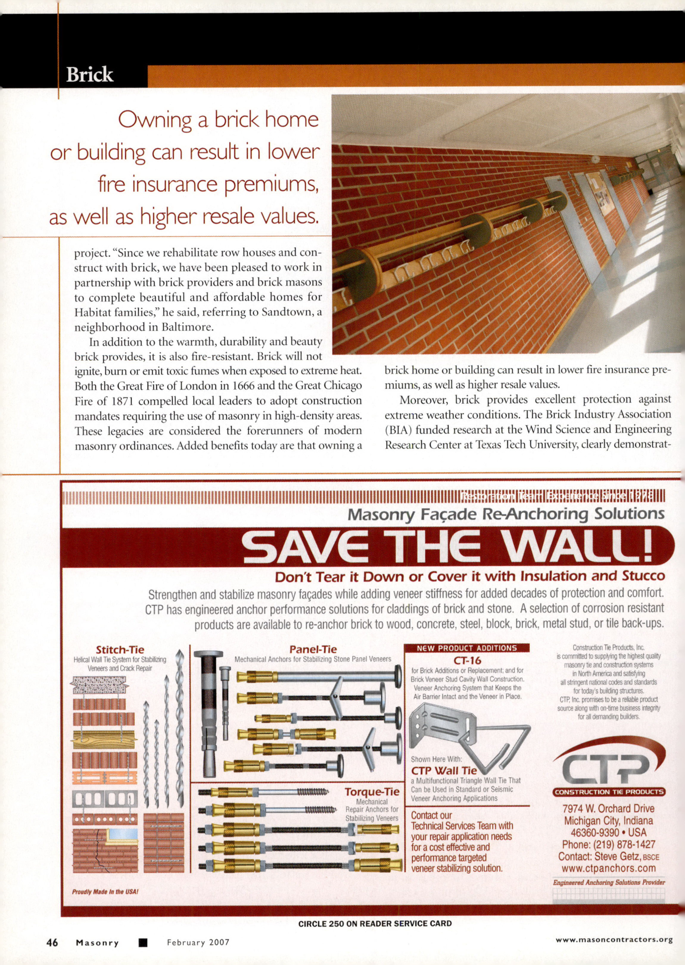 Masonry Magazine February 2007 Page. 52
