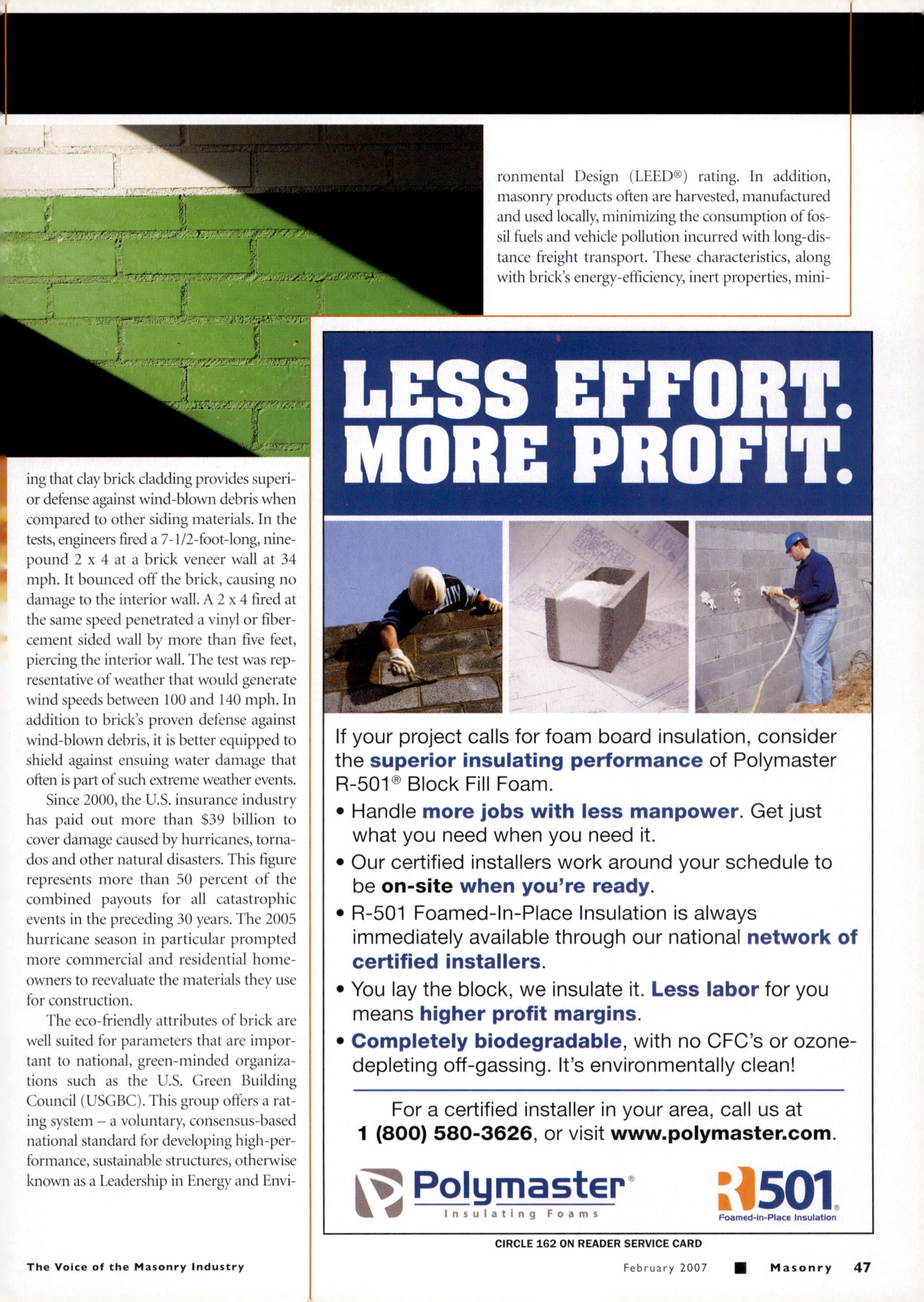 Masonry Magazine February 2007 Page. 53