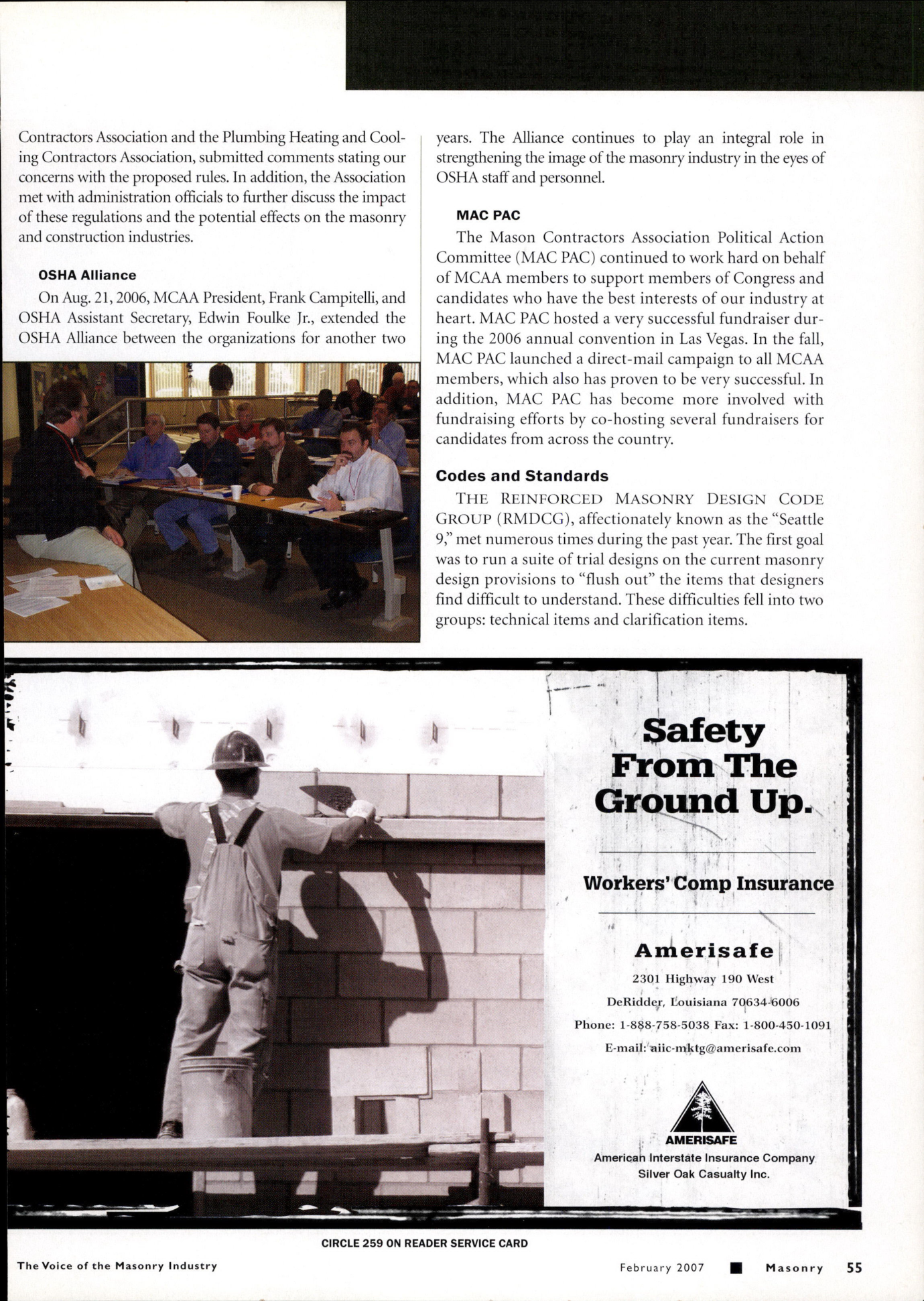 Masonry Magazine February 2007 Page. 61