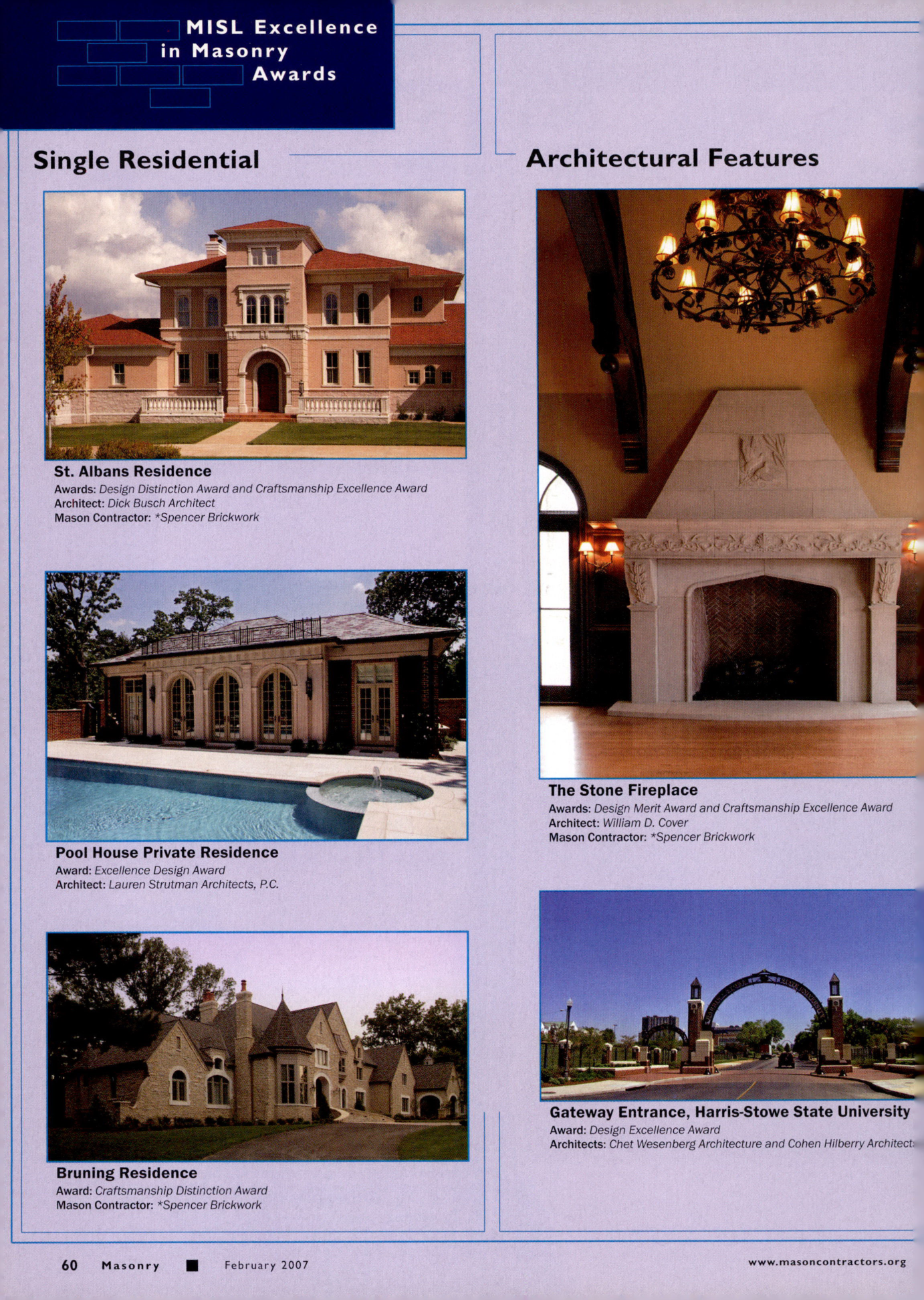 Masonry Magazine February 2007 Page. 66