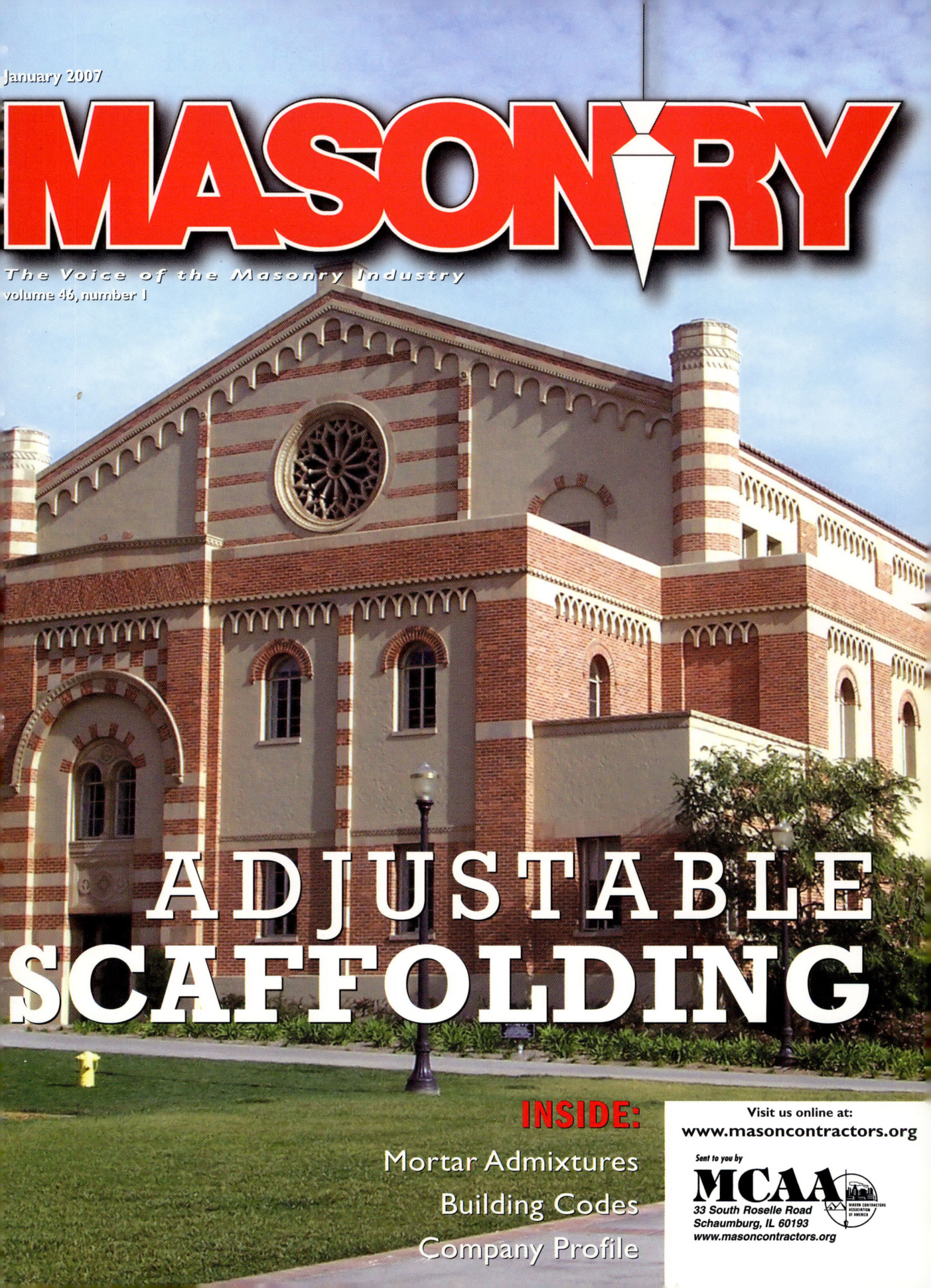 Masonry Magazine January 2007 Page. 1