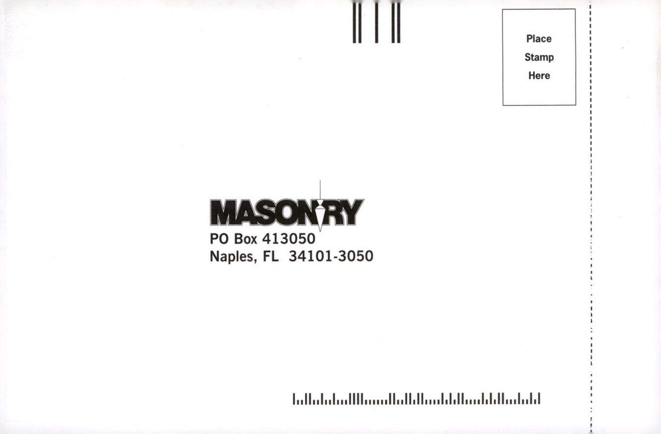Masonry Magazine January 2007 Page. 22