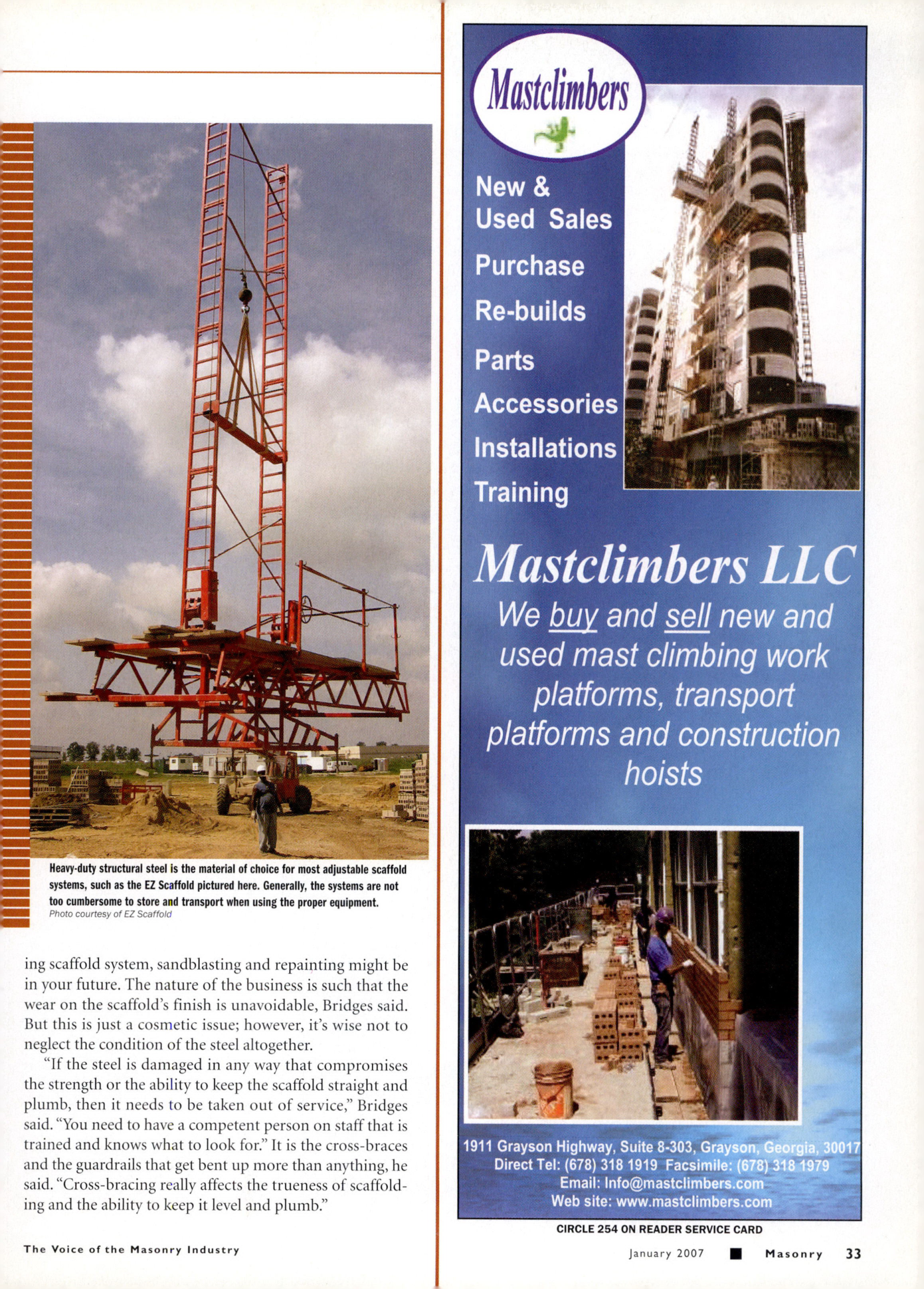 Masonry Magazine January 2007 Page. 39