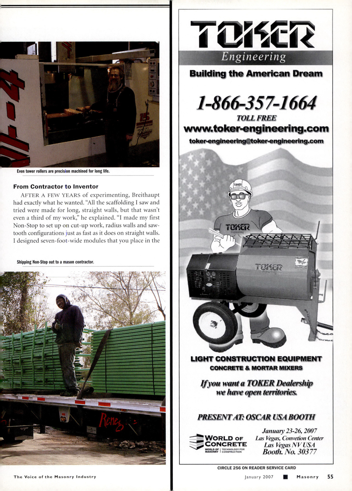 Masonry Magazine January 2007 Page. 61