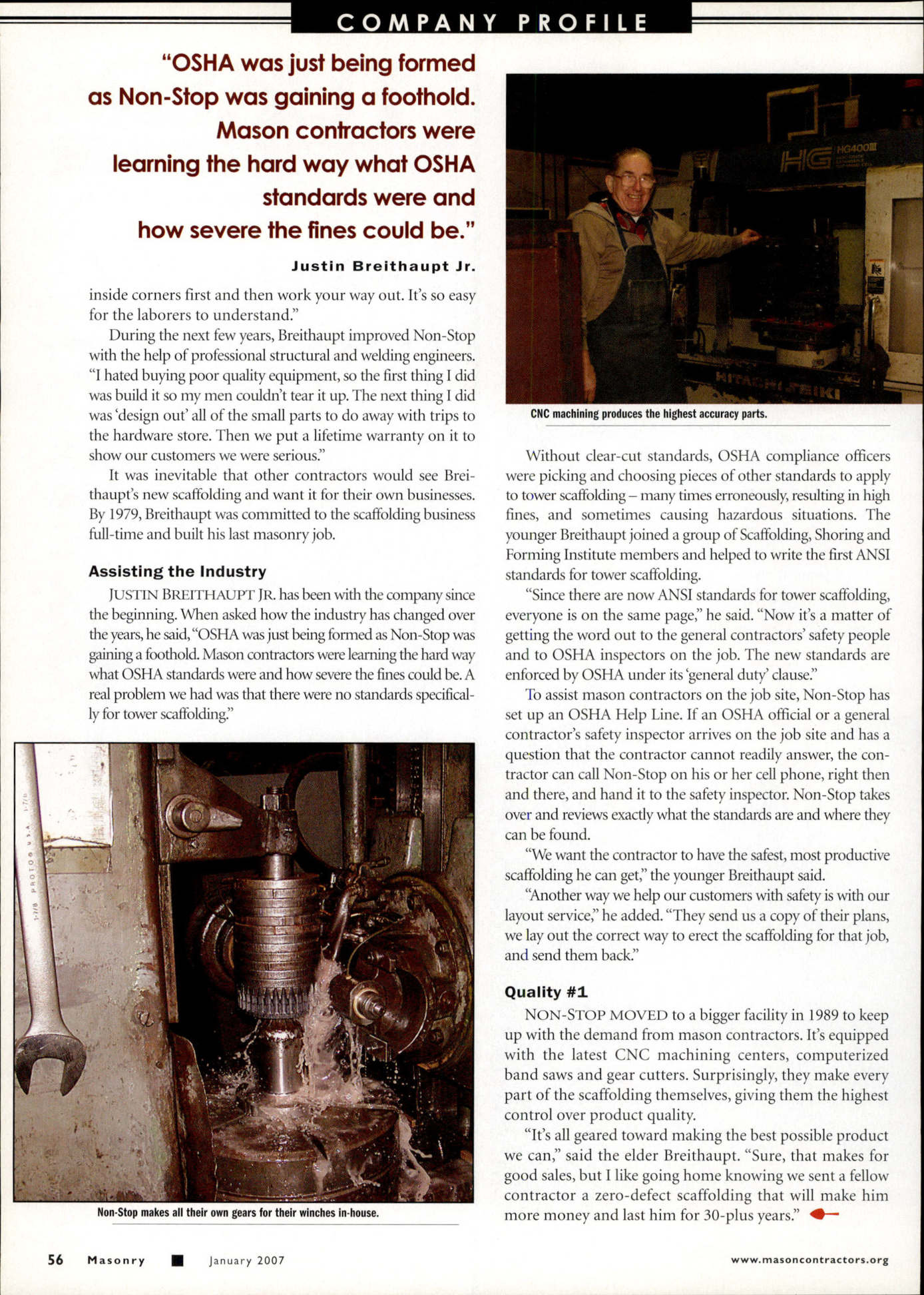 Masonry Magazine January 2007 Page. 62