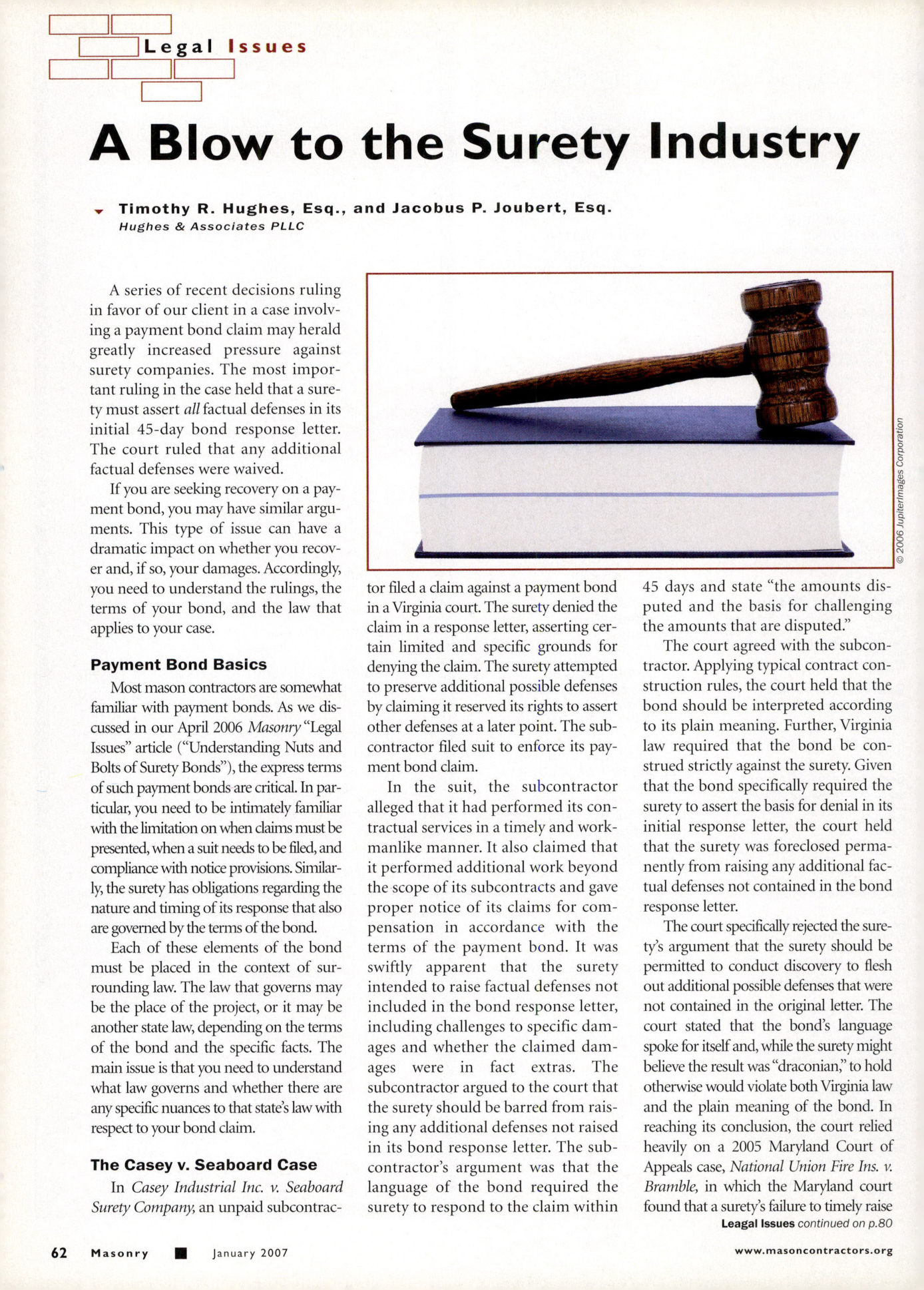 Masonry Magazine January 2007 Page. 68