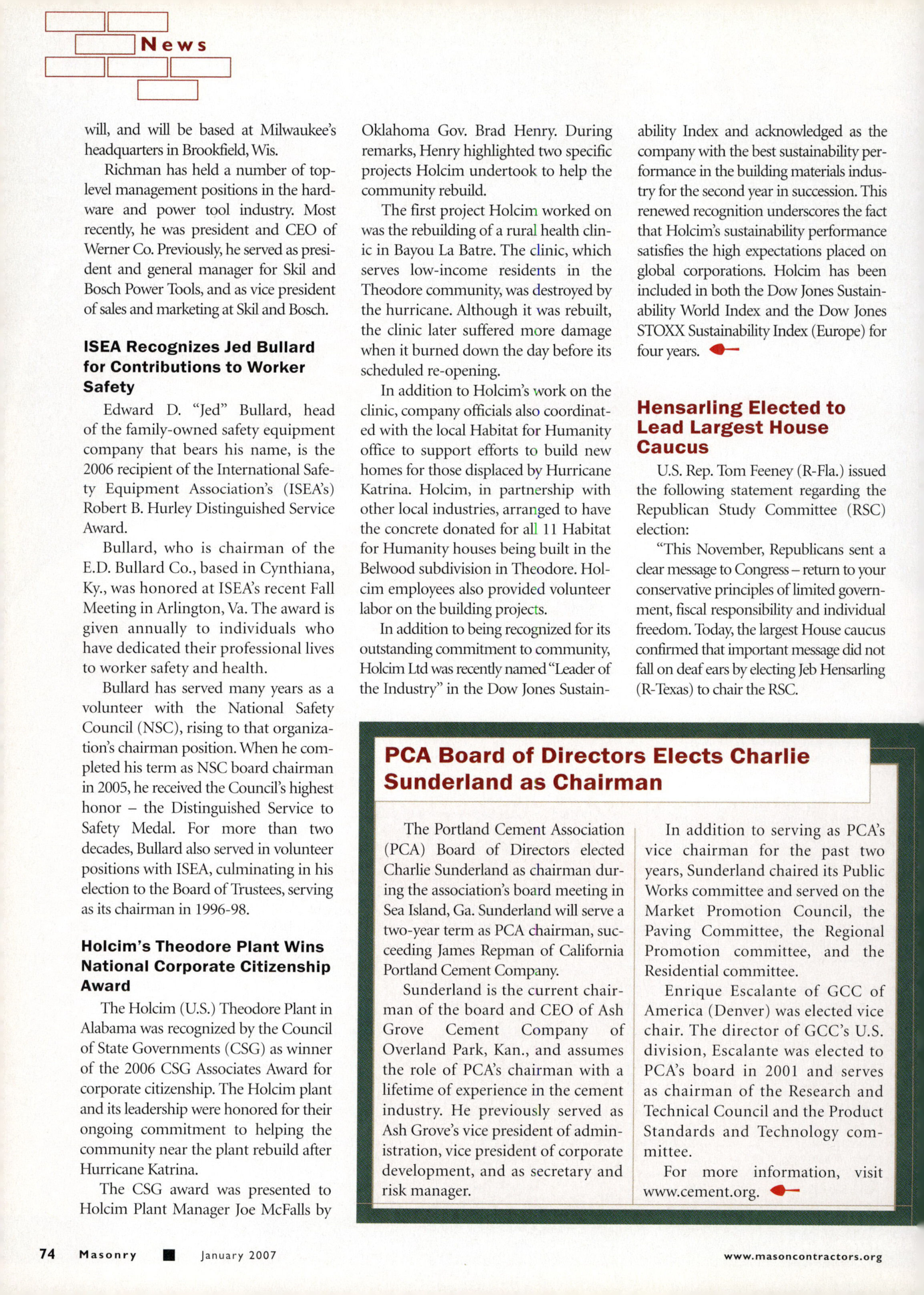 Masonry Magazine January 2007 Page. 80