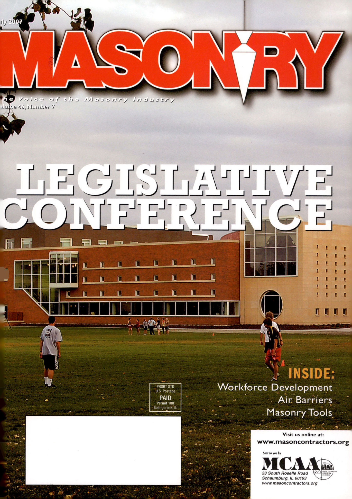 Masonry Magazine July 2007 Page. 1