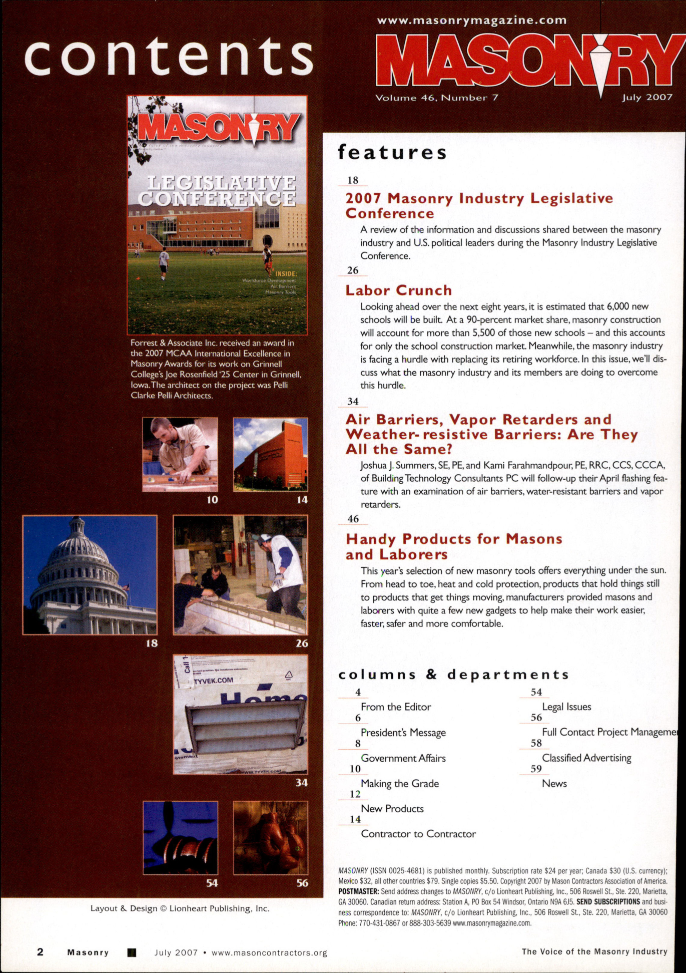 Masonry Magazine July 2007 Page. 4