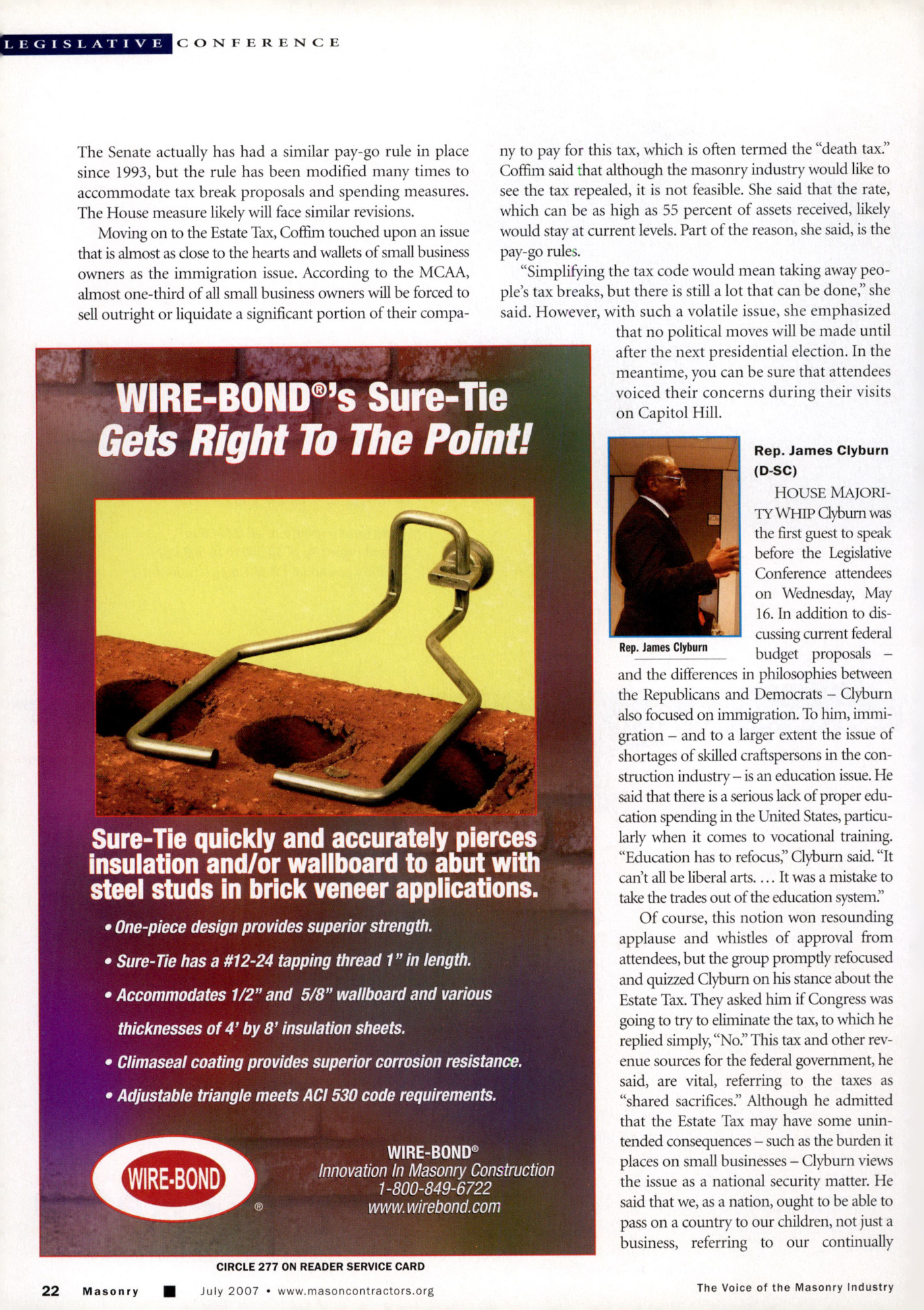 Masonry Magazine July 2007 Page. 24