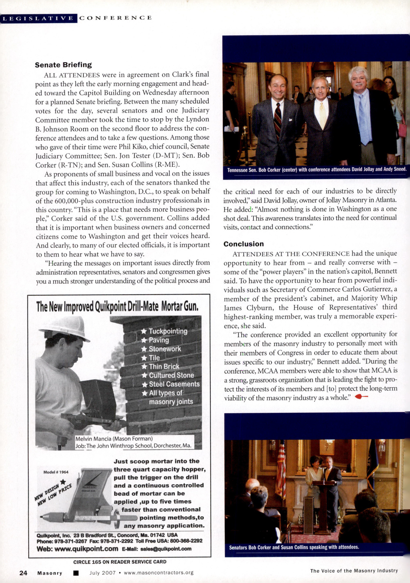 Masonry Magazine July 2007 Page. 26