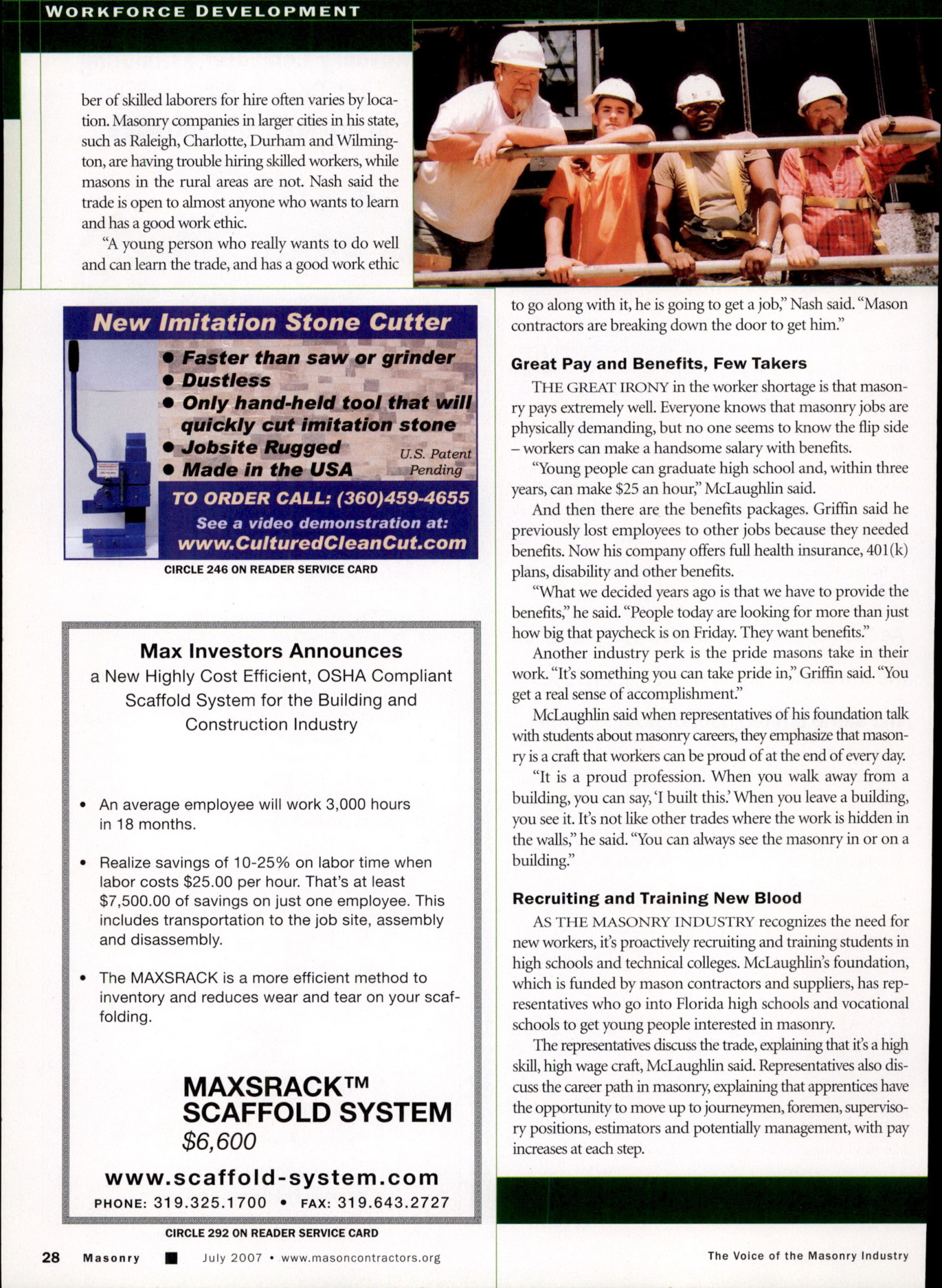 Masonry Magazine July 2007 Page. 30