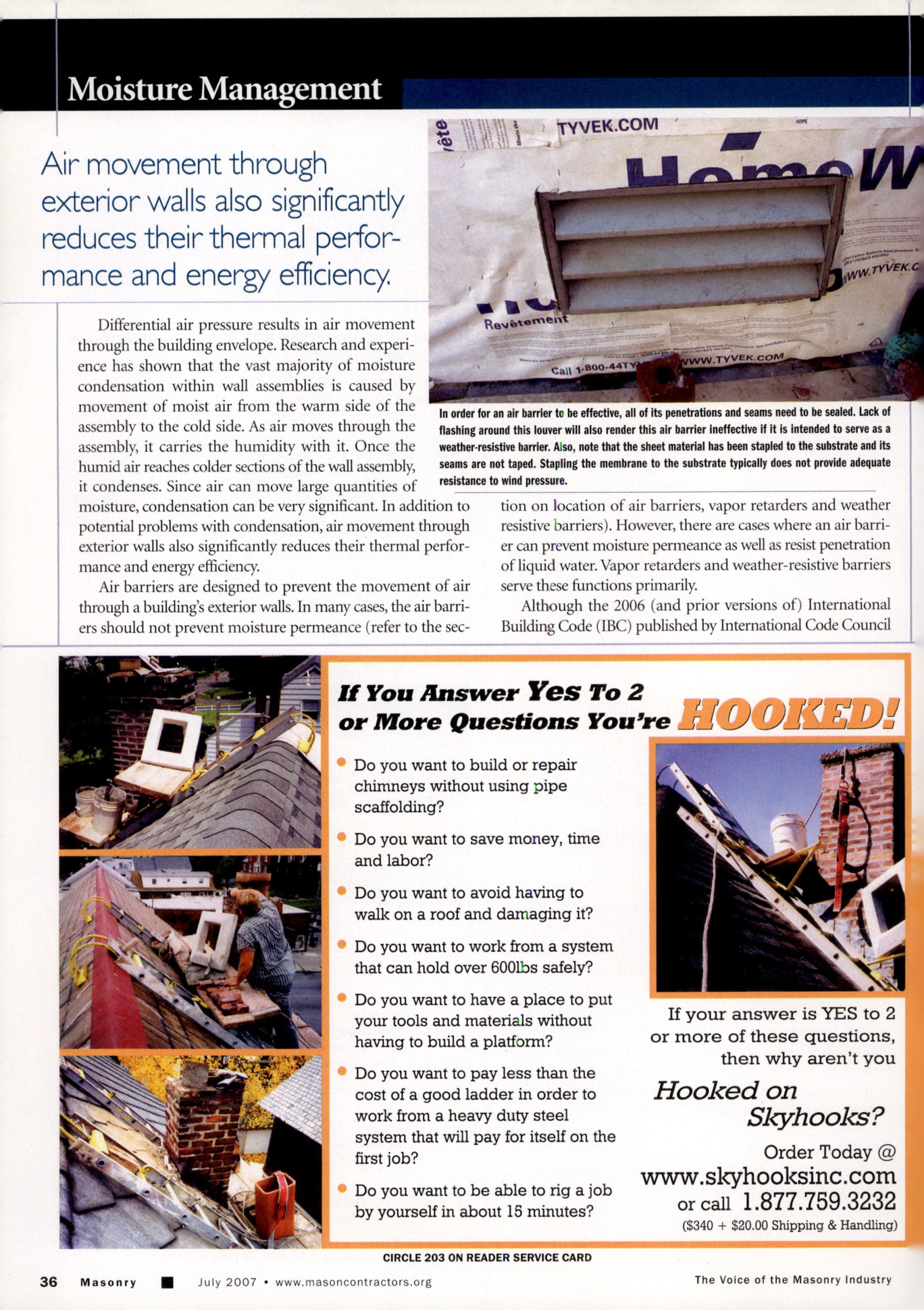 Masonry Magazine July 2007 Page. 38