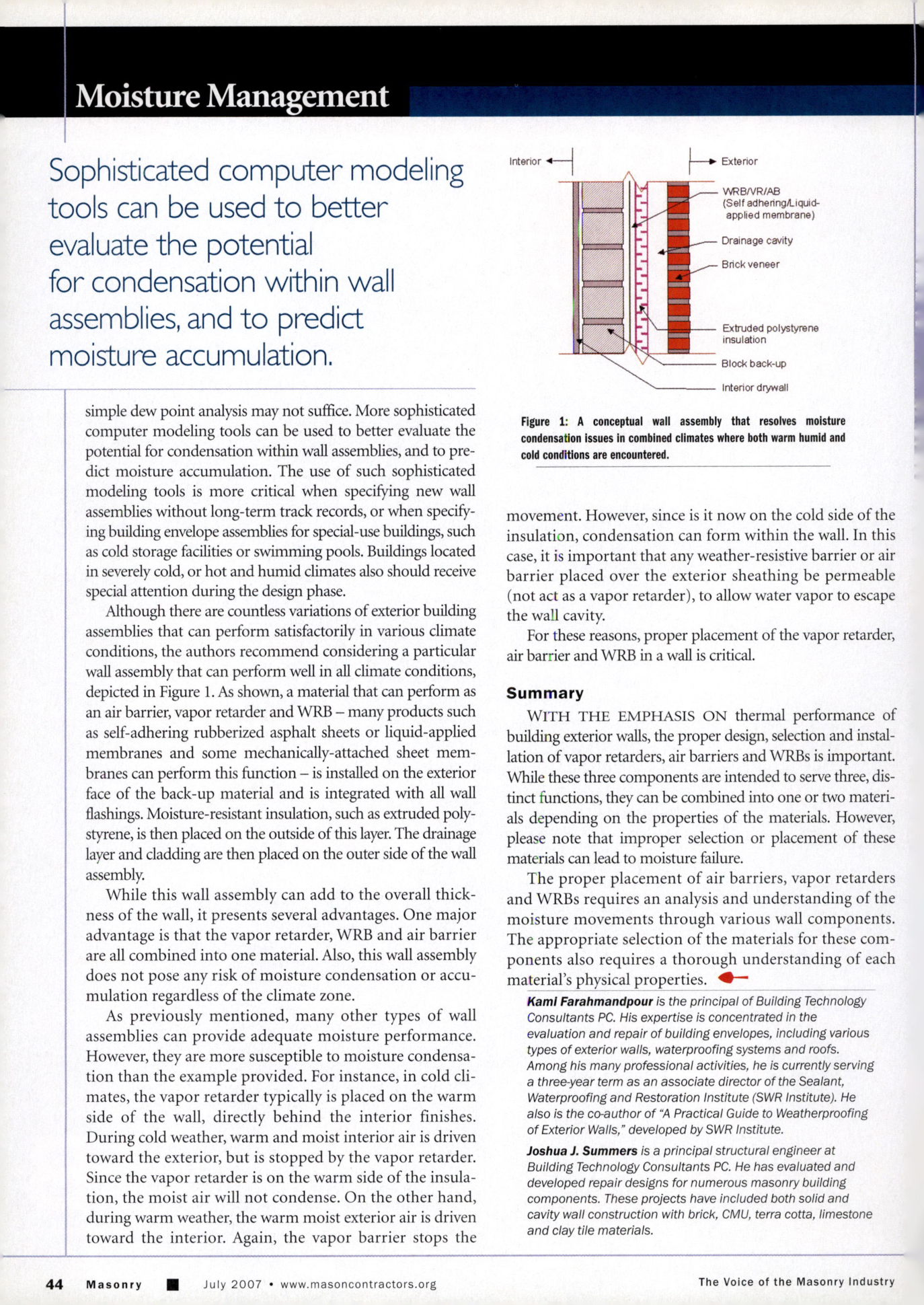 Masonry Magazine July 2007 Page. 46