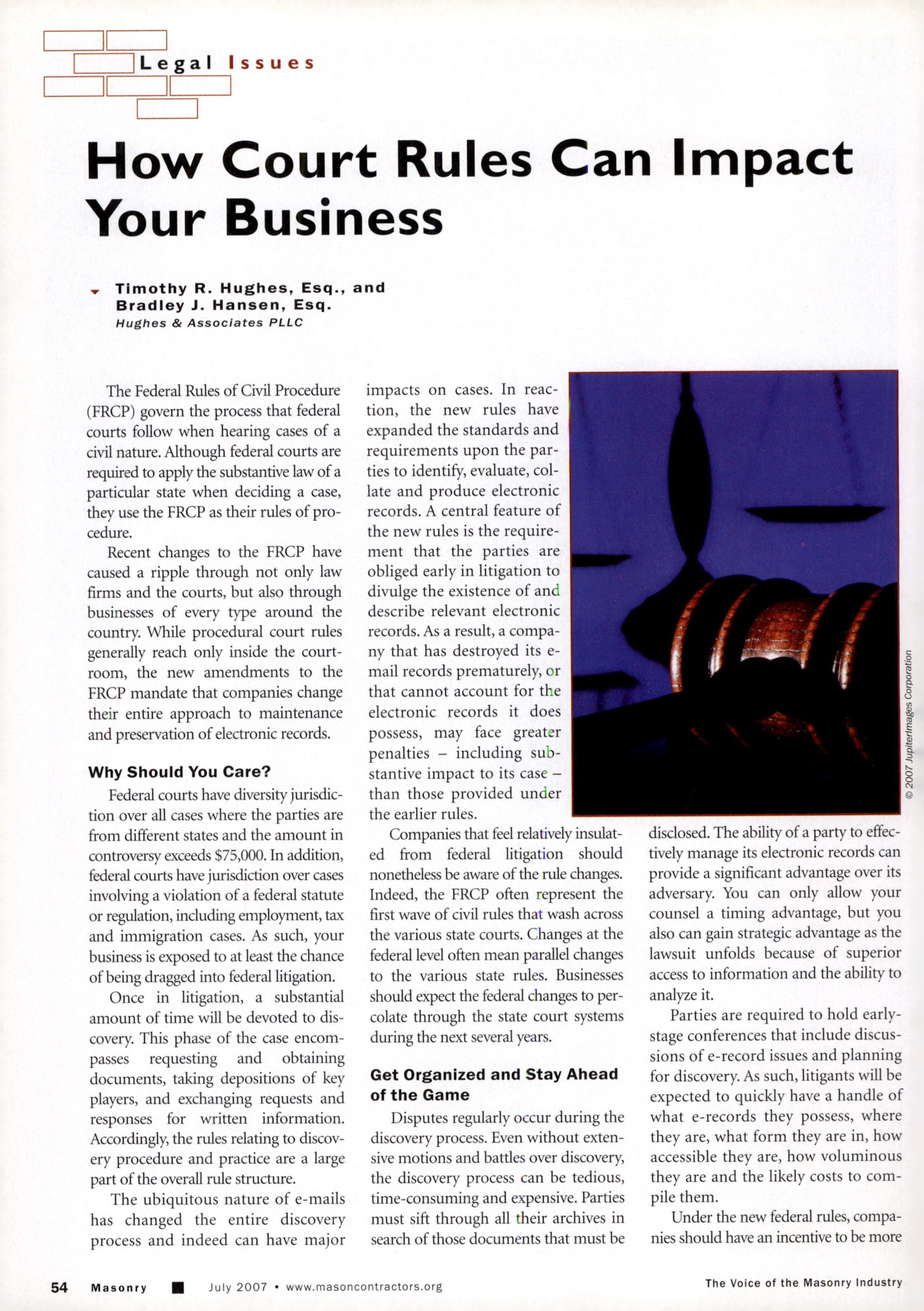 Masonry Magazine July 2007 Page. 56