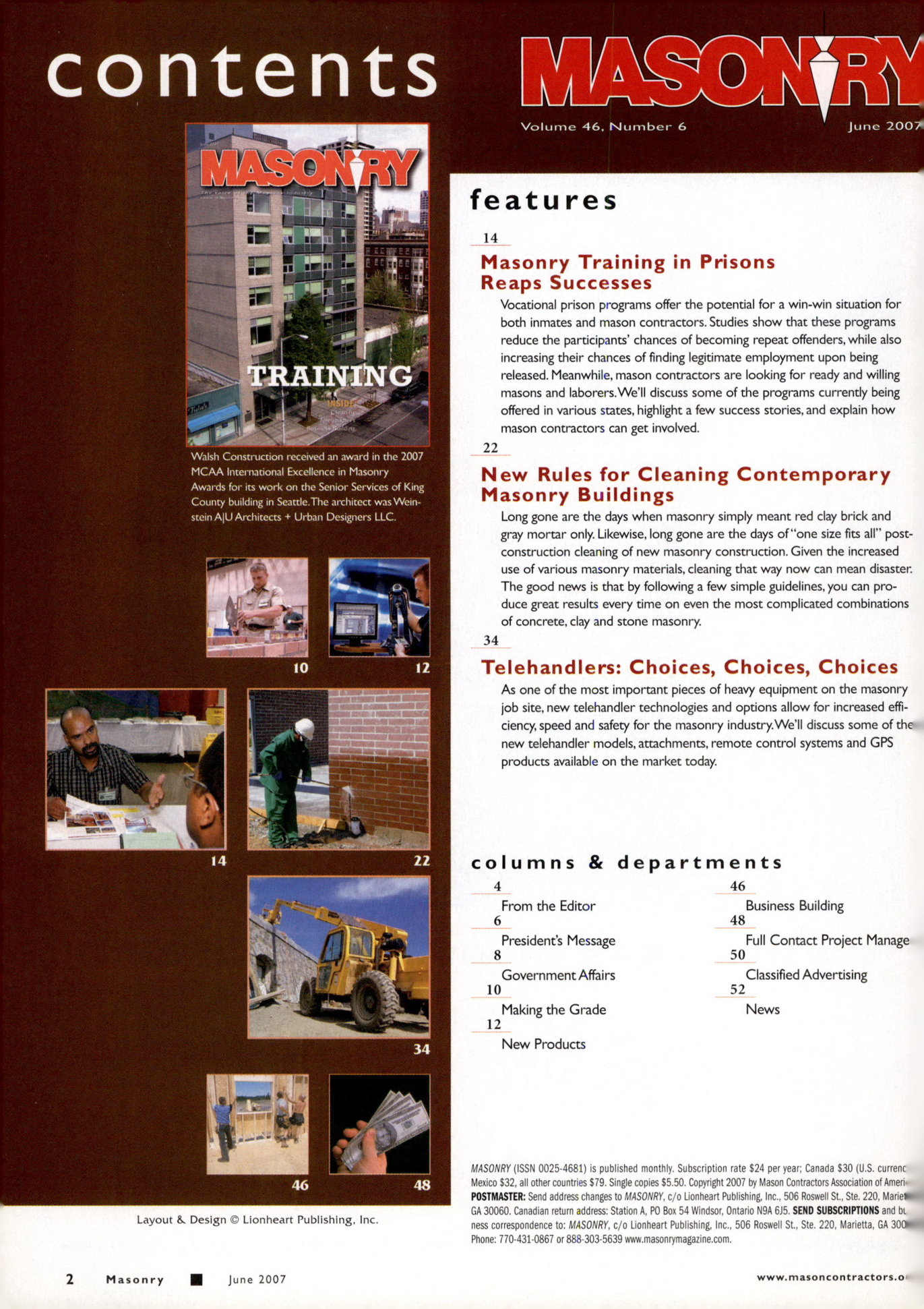 Masonry Magazine June 2007 Page. 4